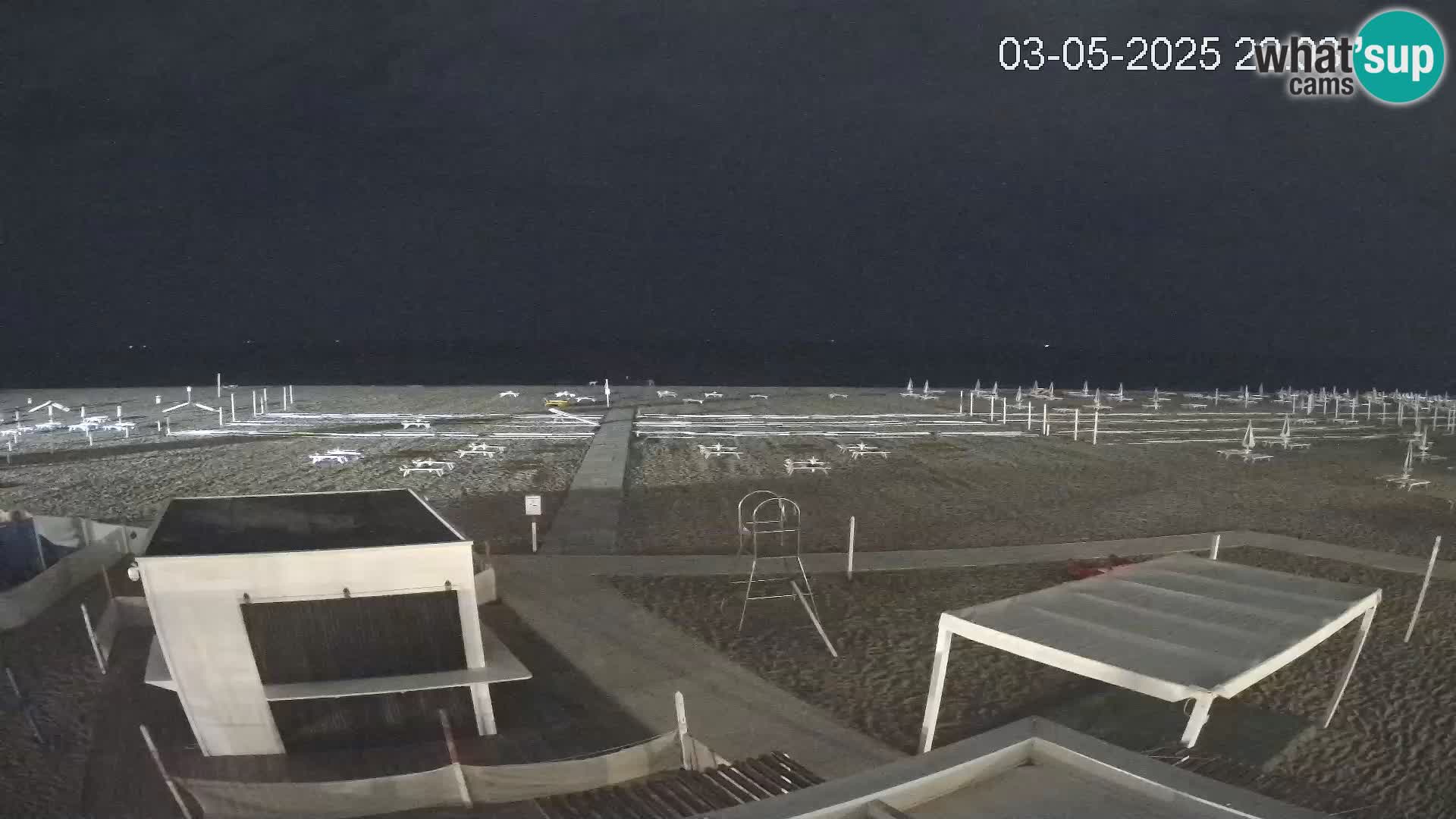 Camera en vivo playa Riccione – Bagni Oreste spiaggia 115 – Italia