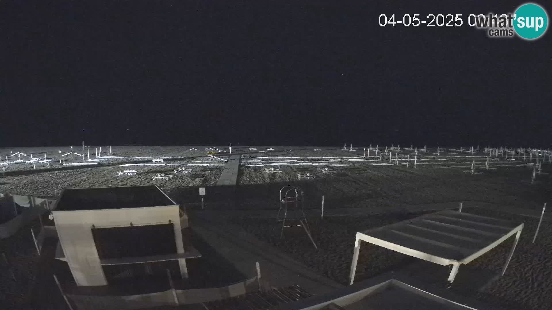Live webcam Riccione Strand – Bagni Oreste spiaggia 115 – Italien