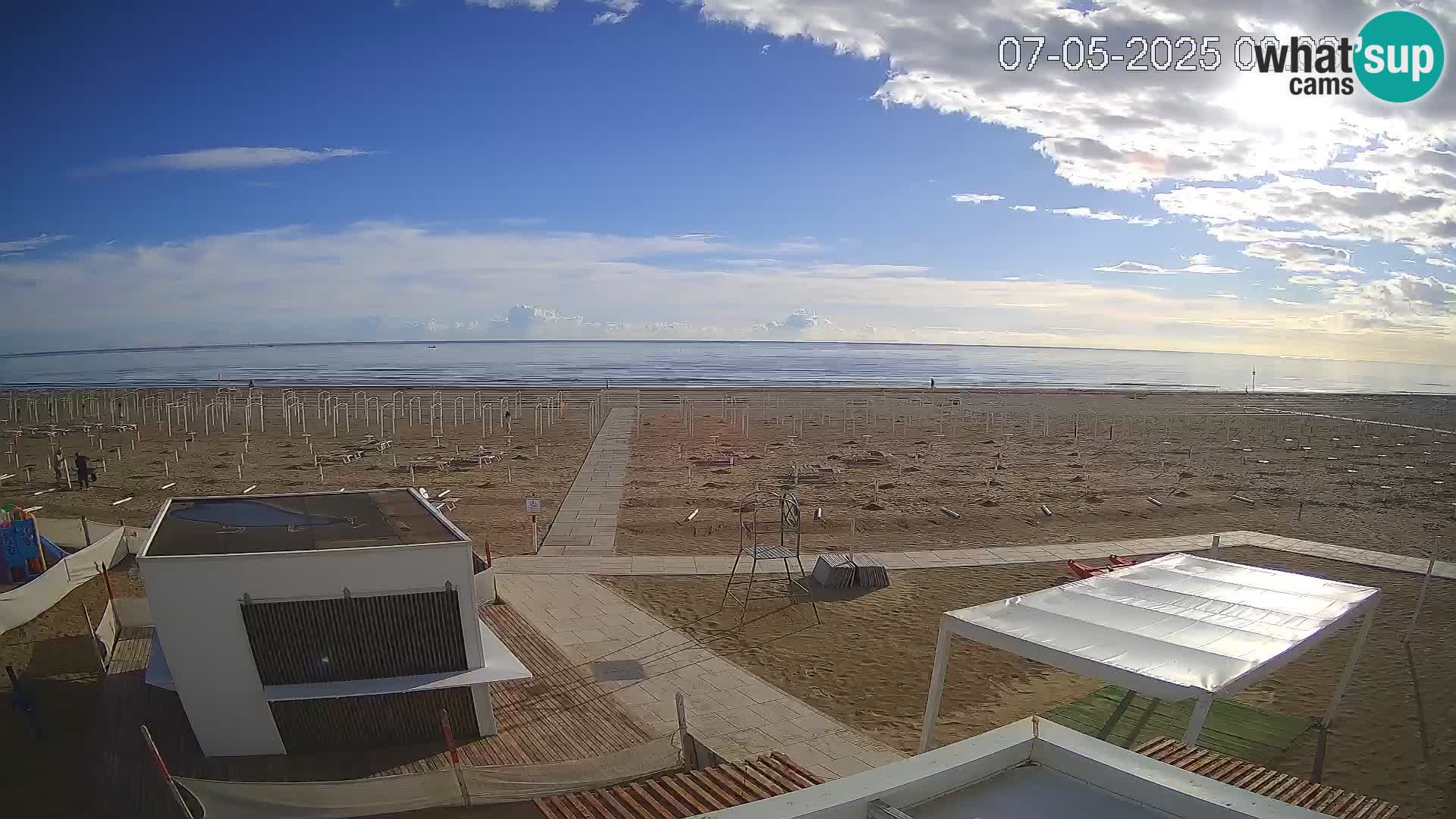 Live webcam Riccione beach – Bagni Oreste spiaggia 115