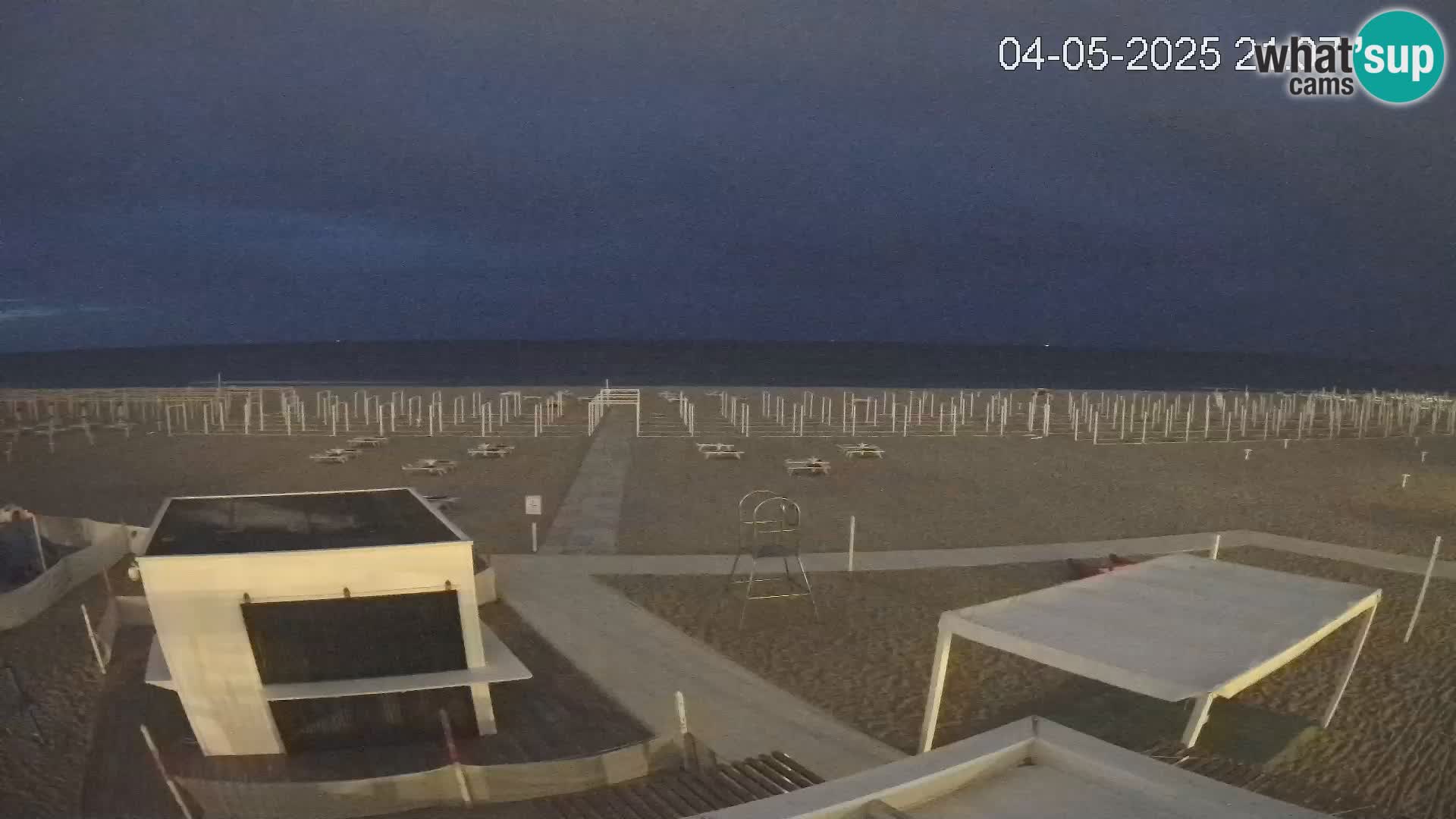 Live webcam Riccione – Bagni Oreste spiaggia 115