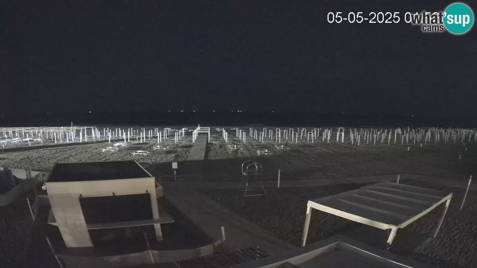 Webcam Riccione plage – Bagni Oreste spiaggia 115 – Italie