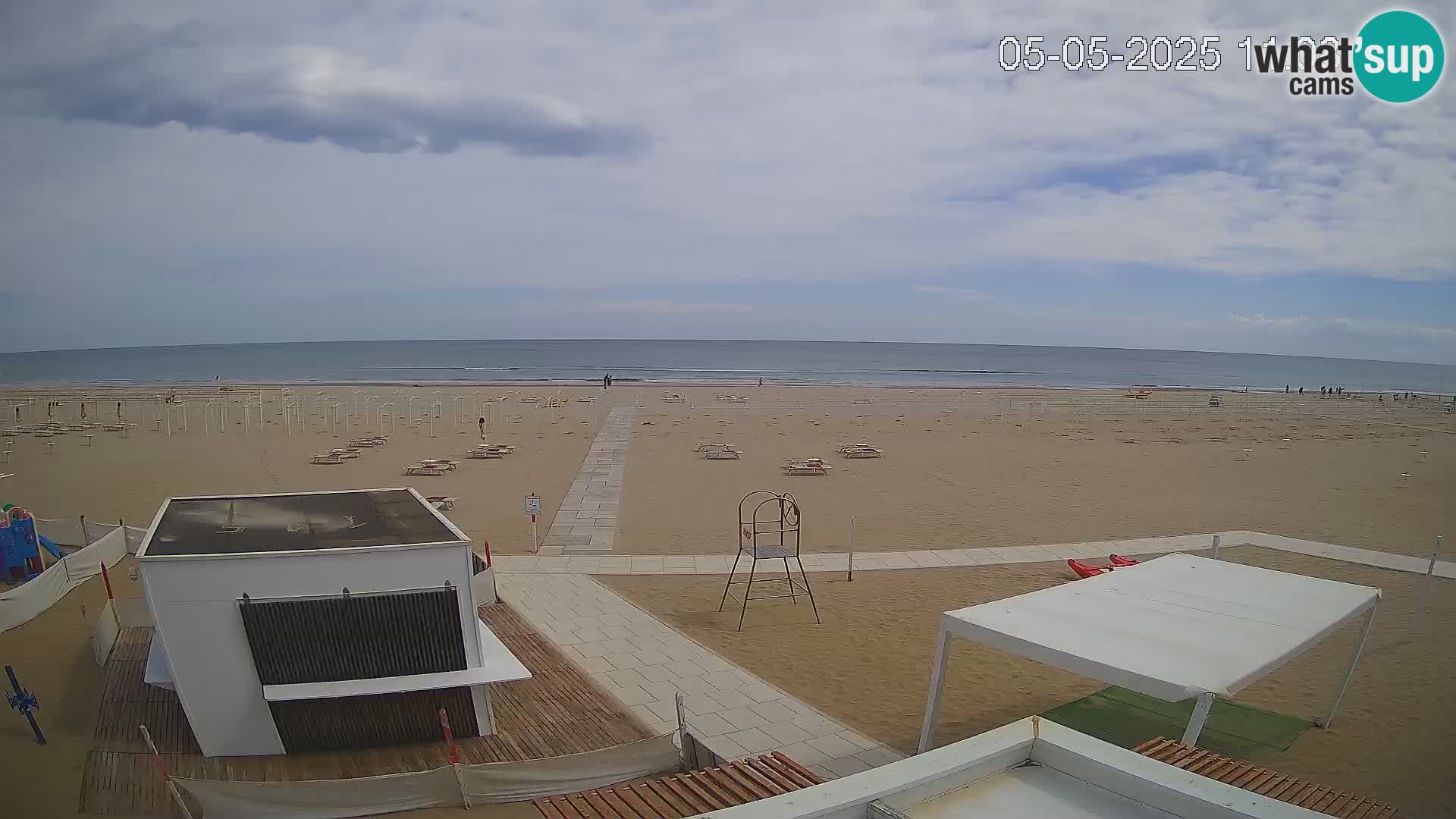 Camera en vivo playa Riccione – Bagni Oreste spiaggia 115 – Italia