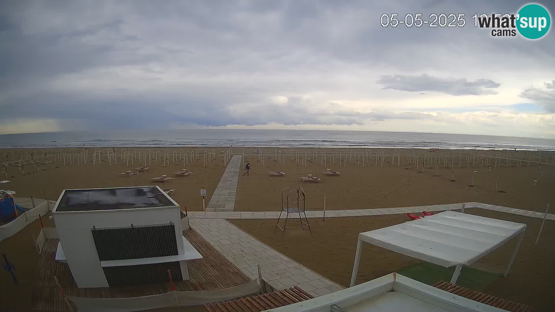 Spletna kamera plaža Riccione – Bagni Oreste spiaggia 115 – Italija