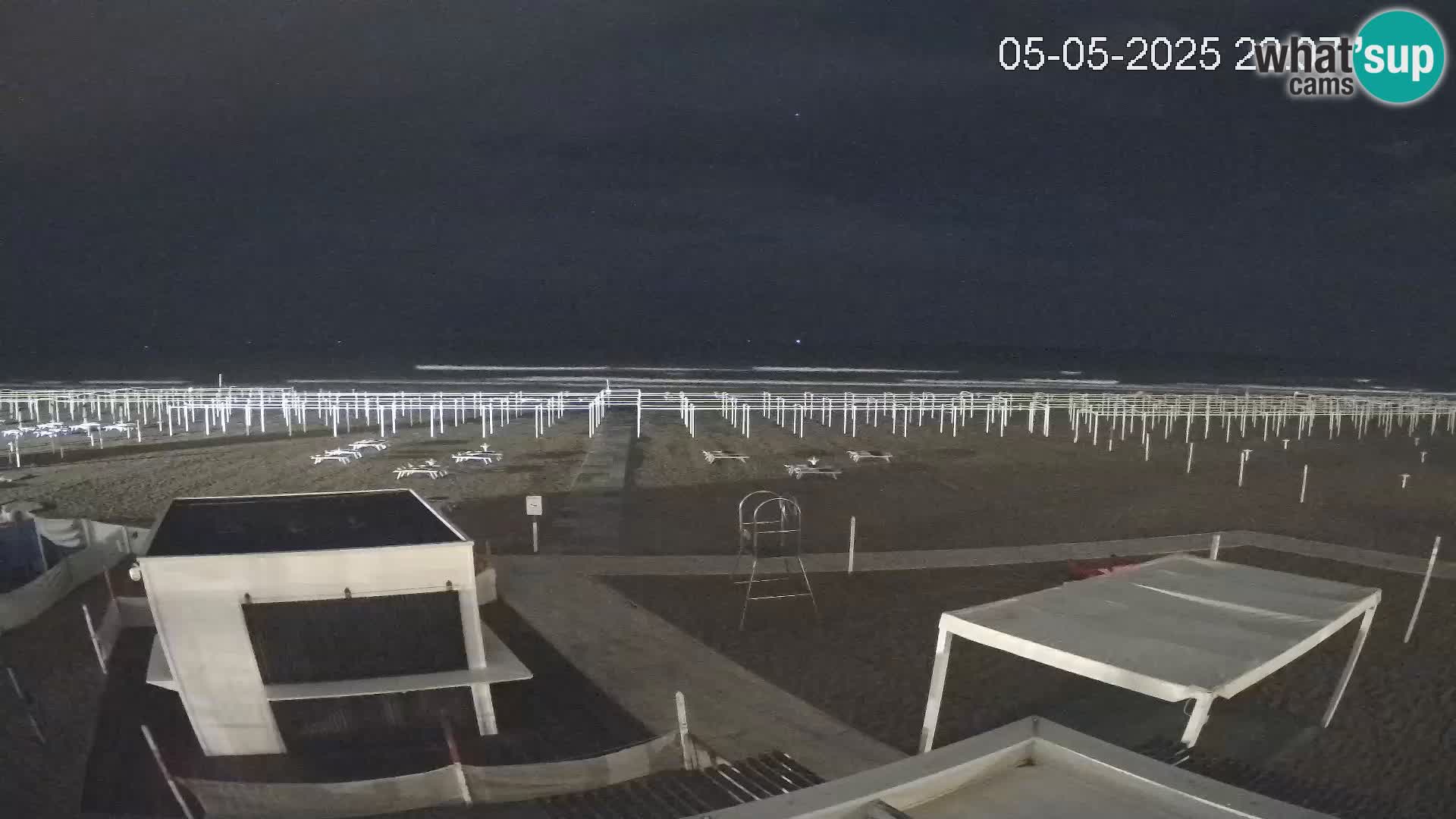 Spletna kamera plaža Riccione – Bagni Oreste spiaggia 115 – Italija