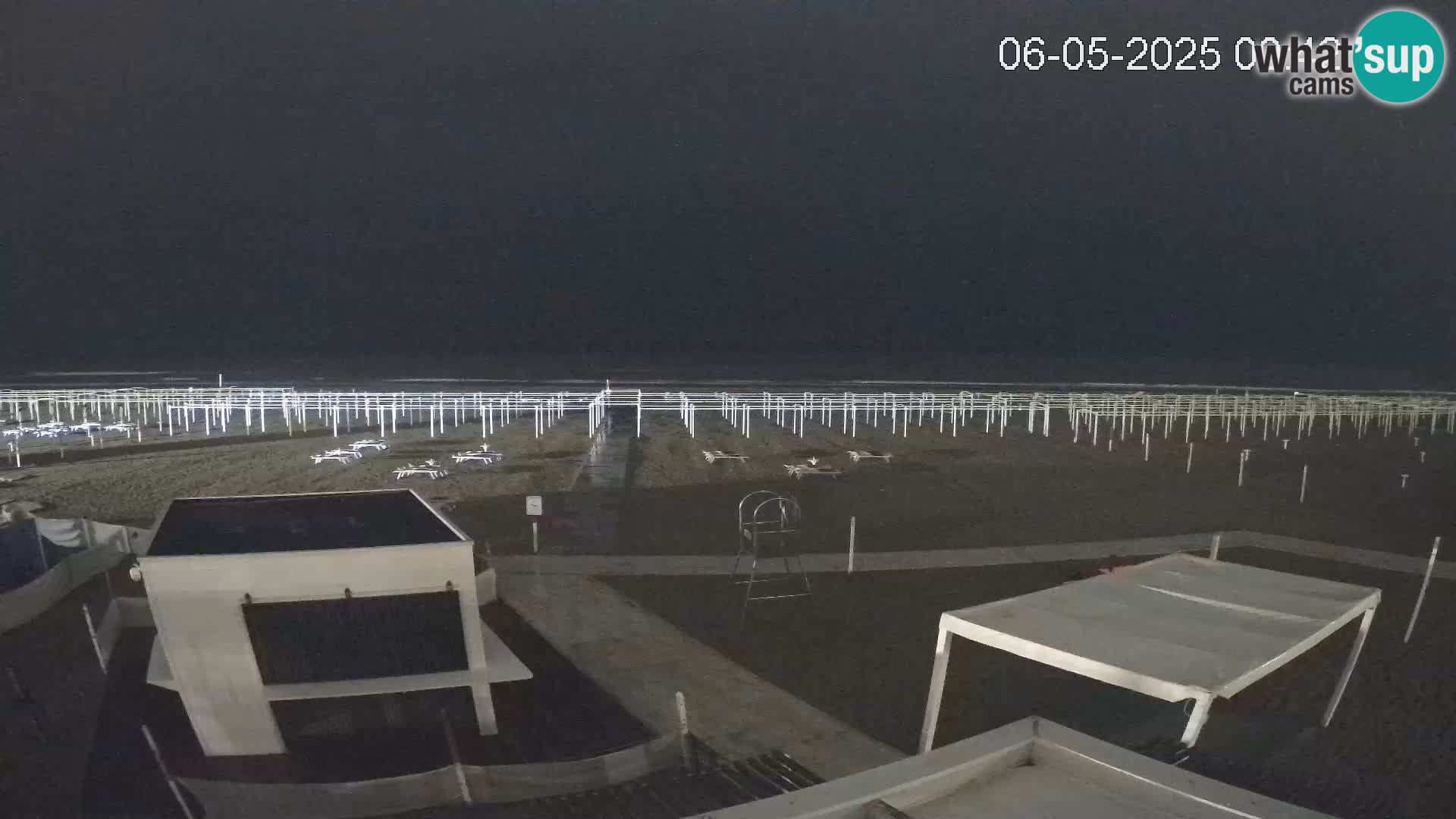 Webcam Riccione plage – Bagni Oreste spiaggia 115 – Italie