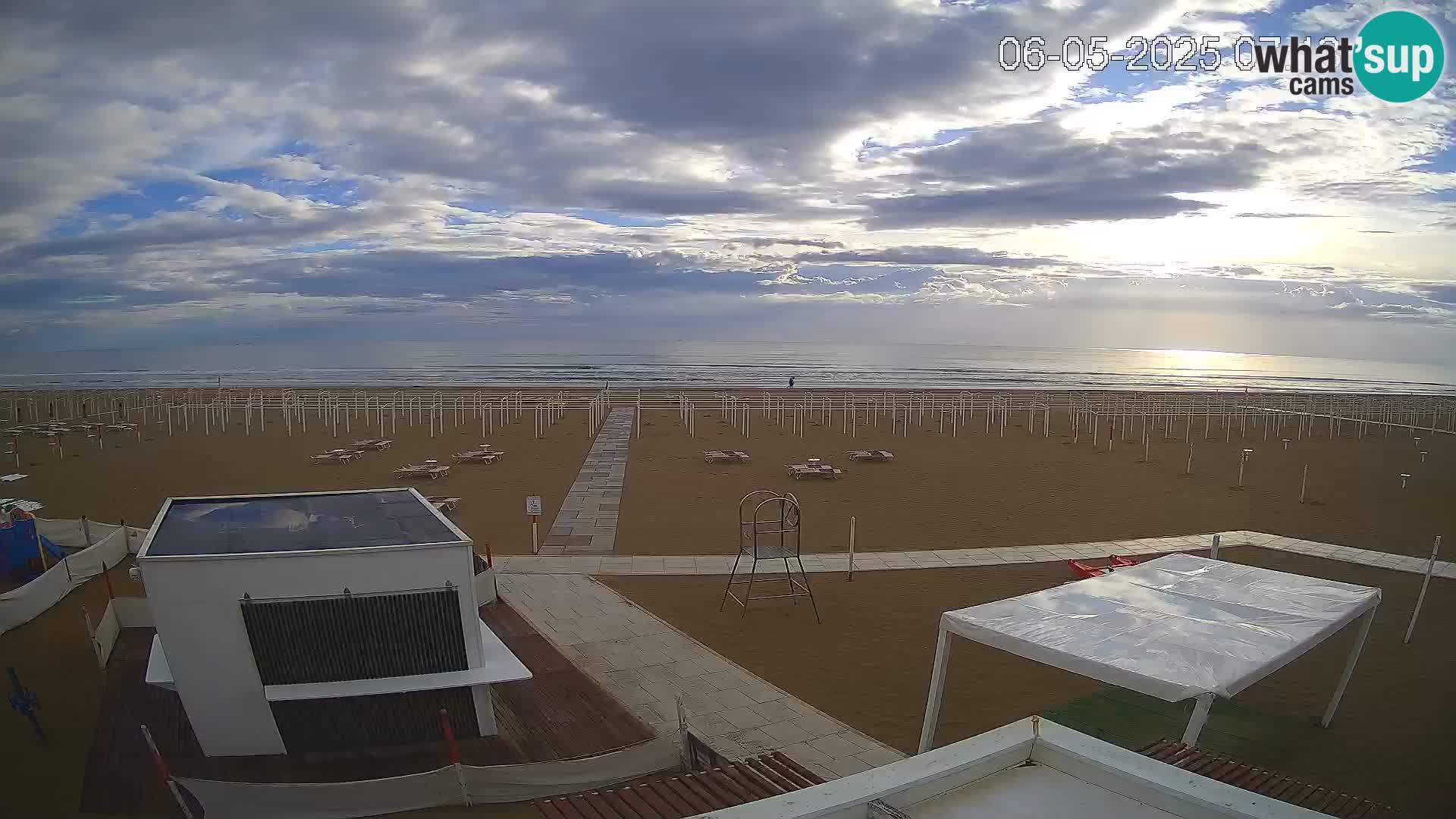 Camera en vivo playa Riccione – Bagni Oreste spiaggia 115 – Italia