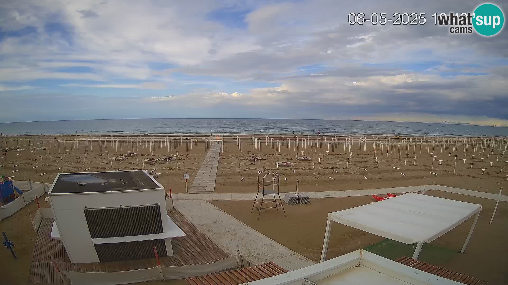 Camera en vivo playa Riccione – Bagni Oreste spiaggia 115 – Italia
