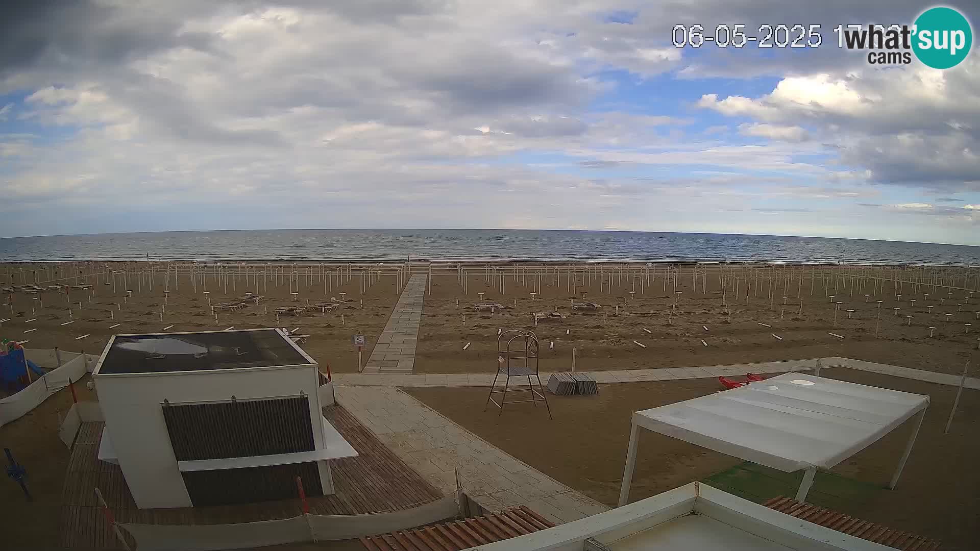 Camera en vivo playa Riccione – Bagni Oreste spiaggia 115 – Italia