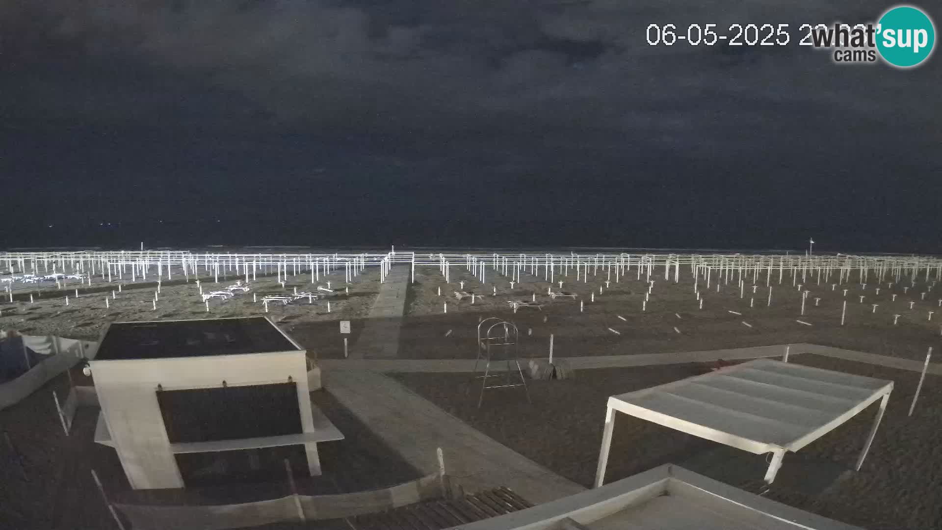 Spletna kamera plaža Riccione – Bagni Oreste spiaggia 115 – Italija