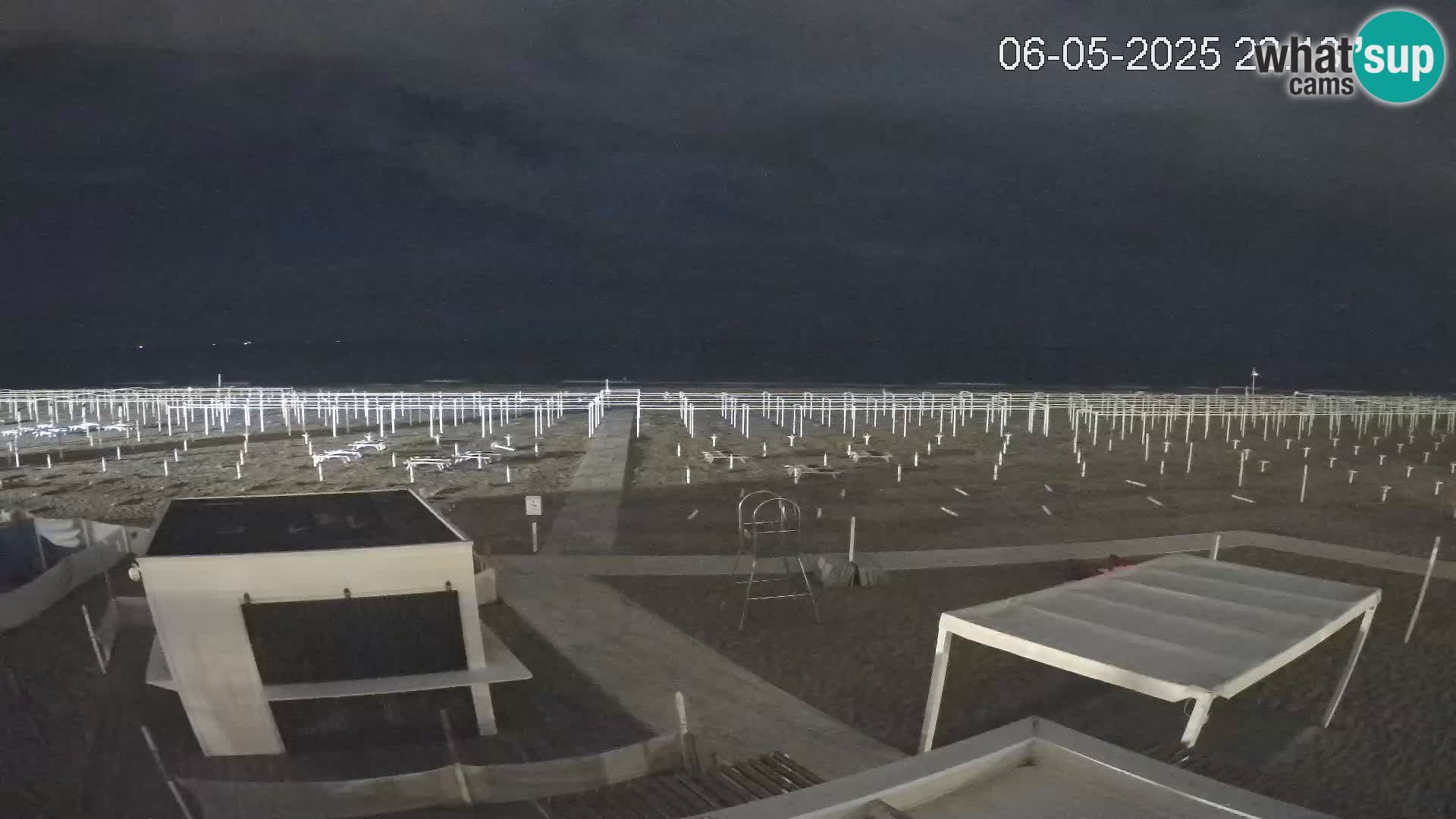 Webcam Riccione plage – Bagni Oreste spiaggia 115 – Italie