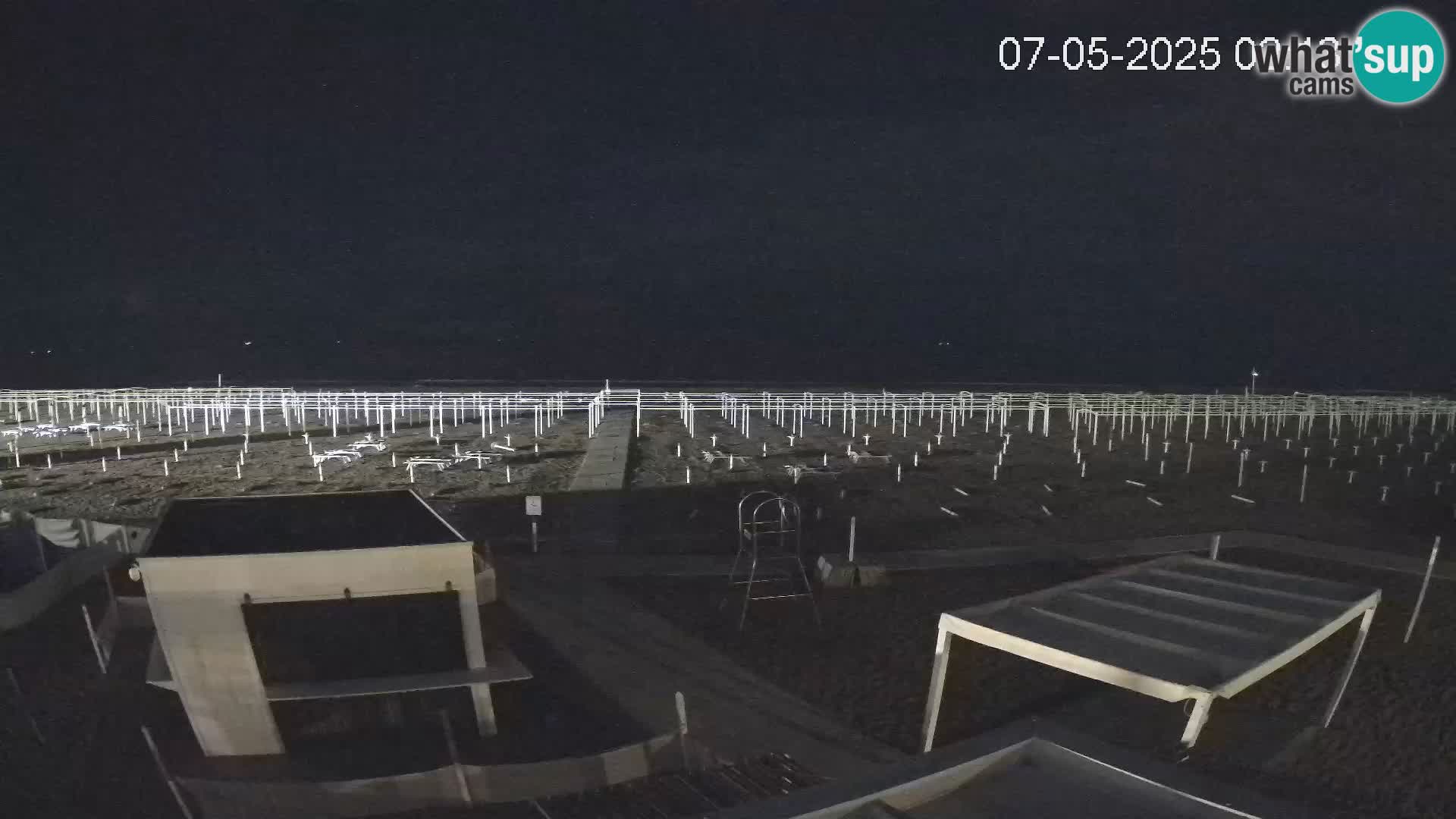Spletna kamera plaža Riccione – Bagni Oreste spiaggia 115 – Italija