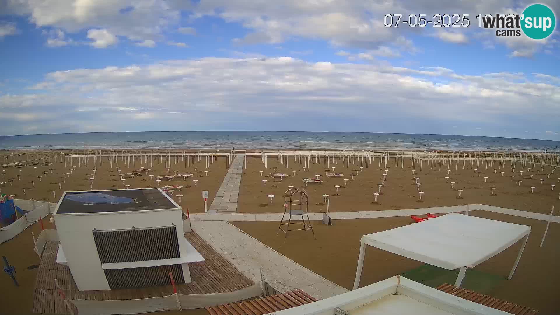 Live webcam Riccione – Bagni Oreste spiaggia 115