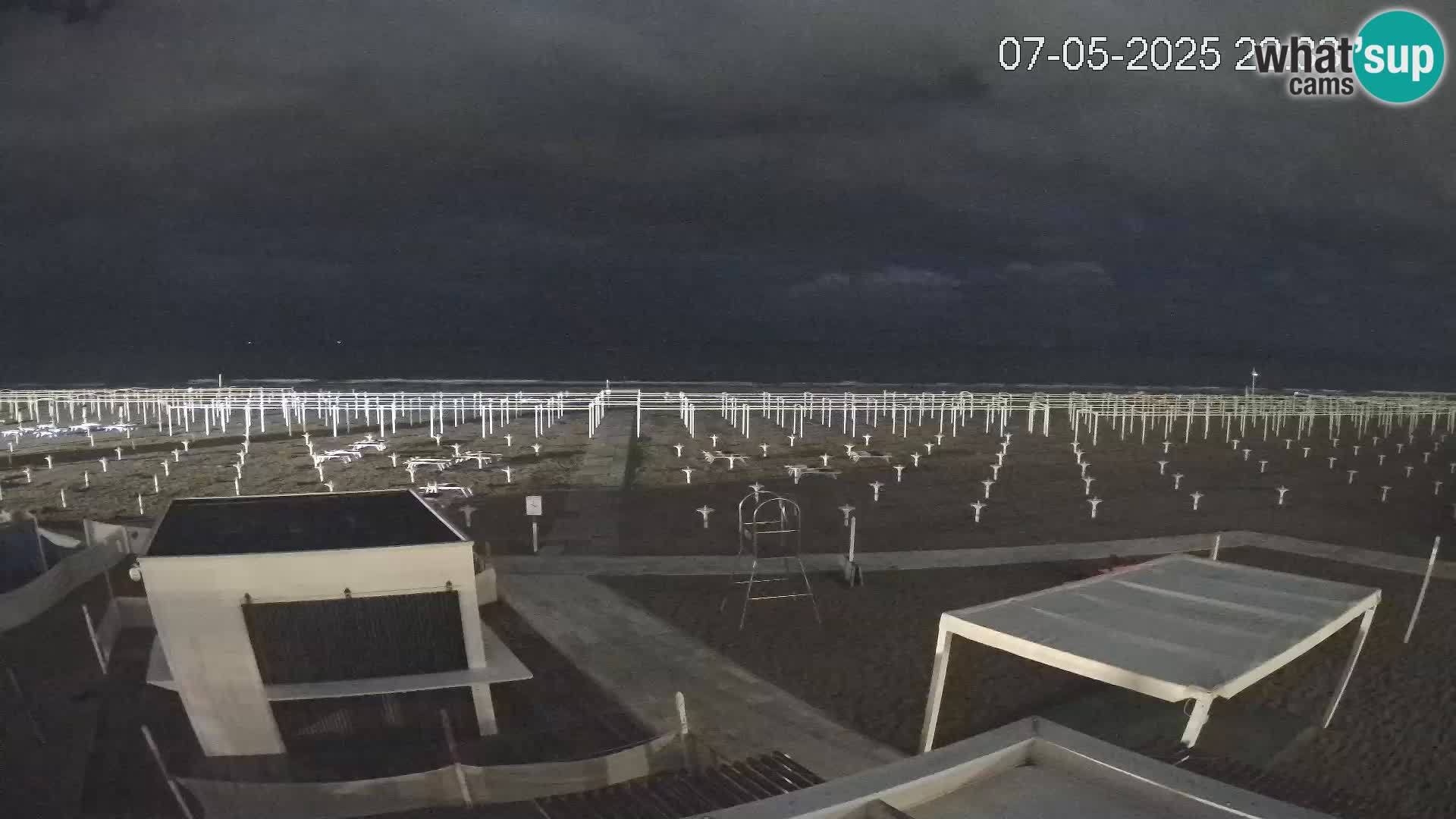 Live webcam Riccione – Bagni Oreste spiaggia 115