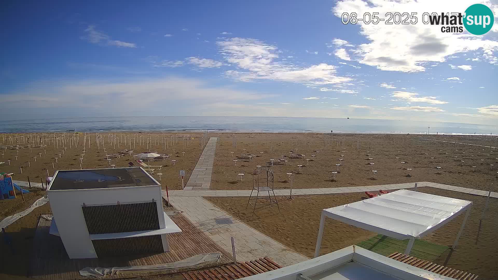 Live webcam Riccione beach – Bagni Oreste spiaggia 115