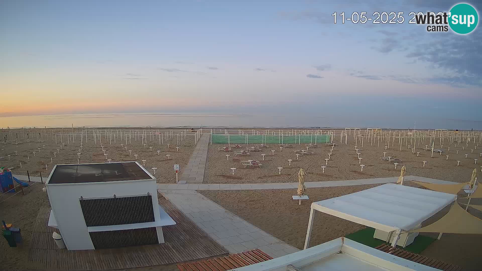 Live webcam Riccione – Bagni Oreste spiaggia 115