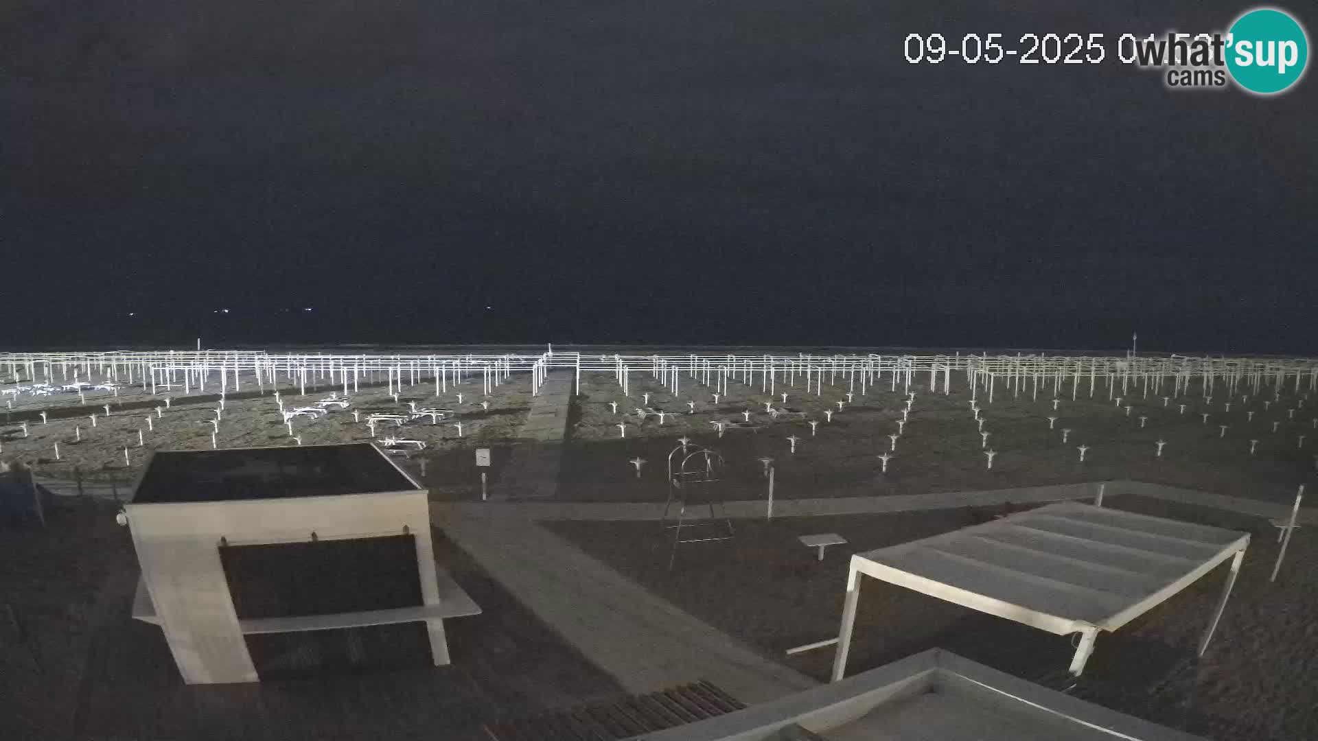 Webcam Riccione plage – Bagni Oreste spiaggia 115 – Italie