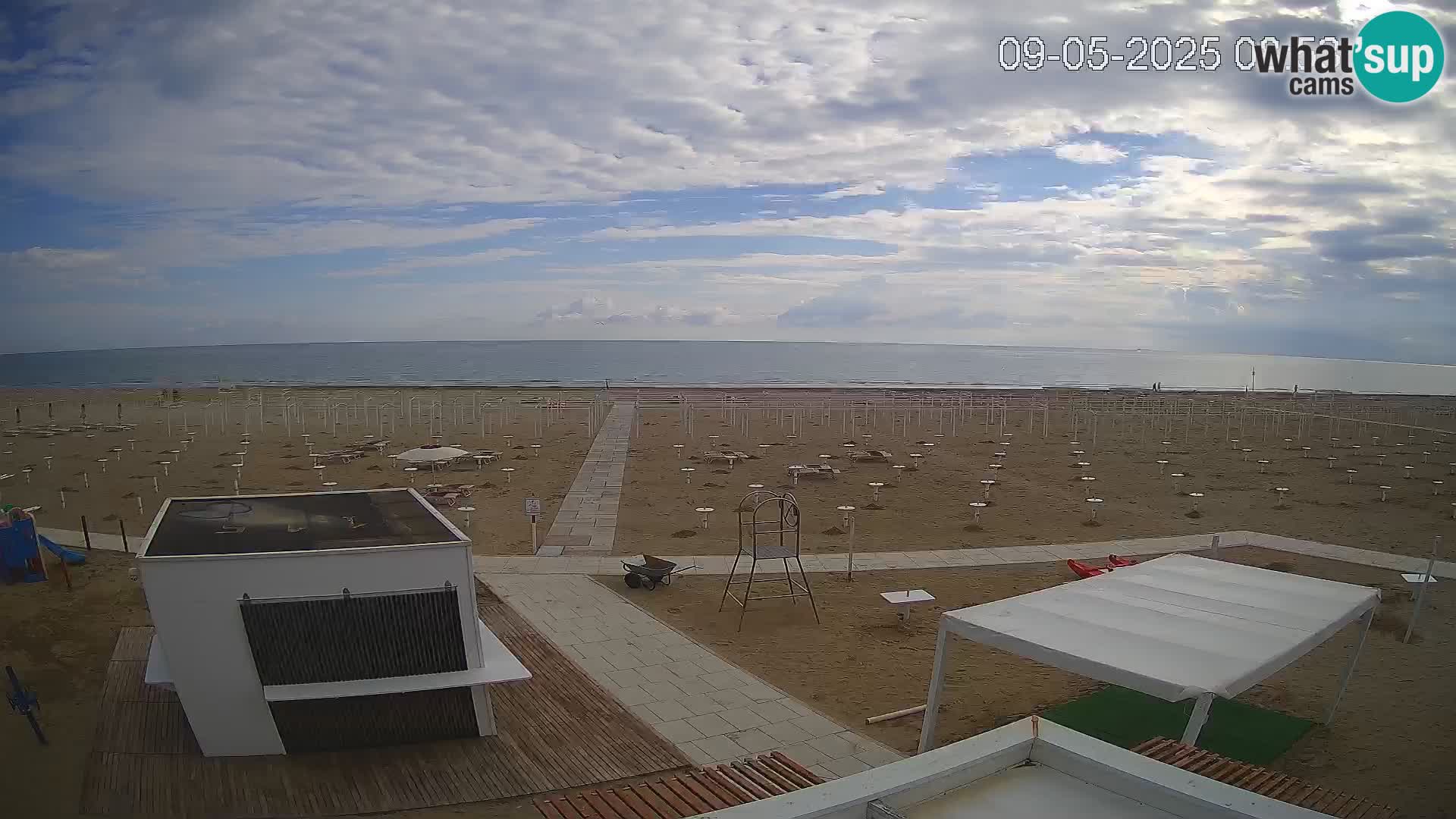 Live webcam Riccione – Bagni Oreste spiaggia 115