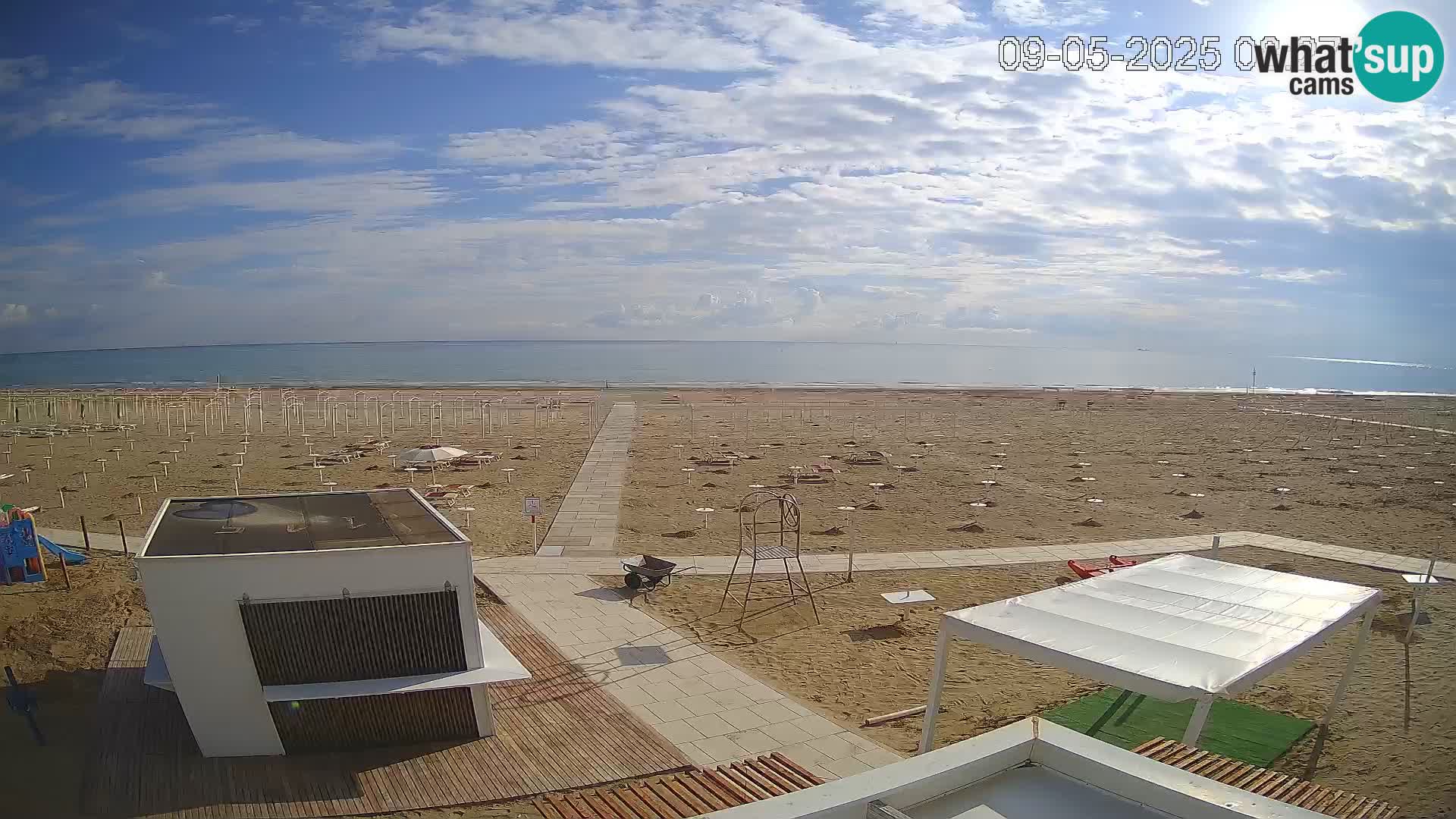 Camera en vivo playa Riccione – Bagni Oreste spiaggia 115 – Italia