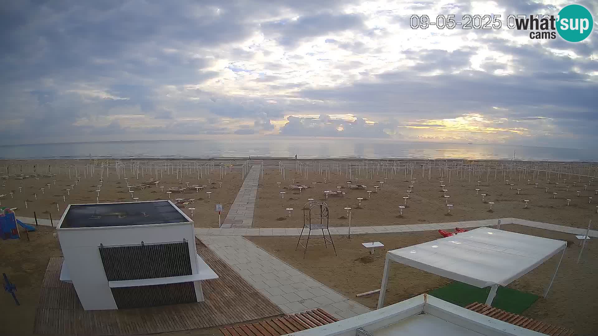 Live webcam Riccione beach – Bagni Oreste spiaggia 115