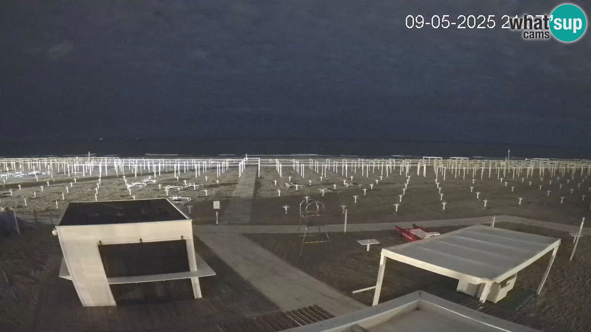 Spletna kamera plaža Riccione – Bagni Oreste spiaggia 115 – Italija