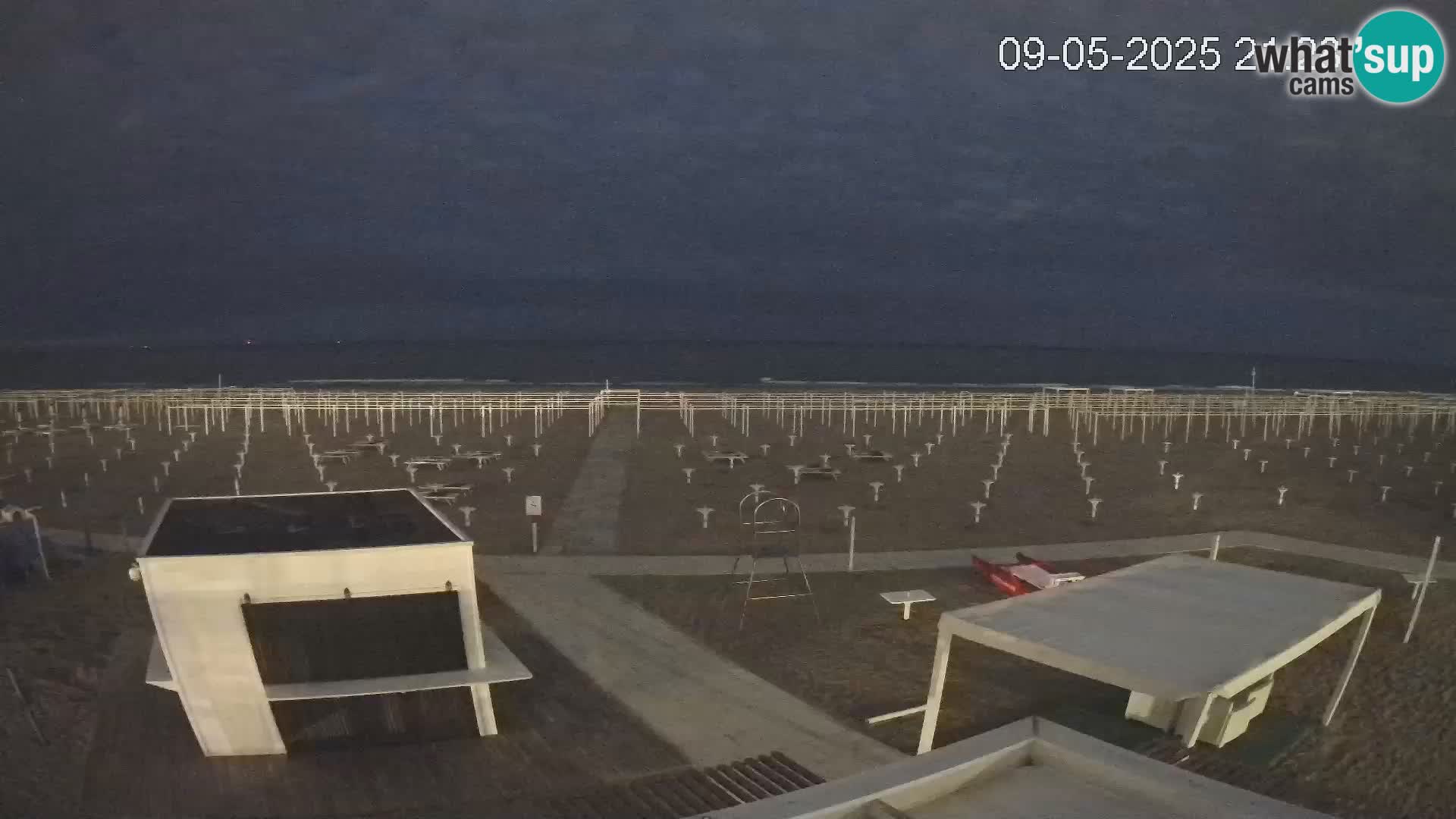 Spletna kamera plaža Riccione – Bagni Oreste spiaggia 115 – Italija