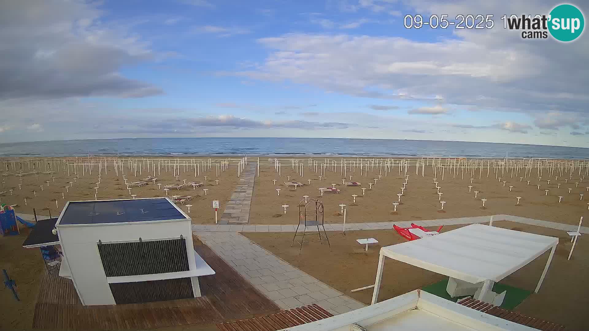 Live webcam Riccione beach – Bagni Oreste spiaggia 115