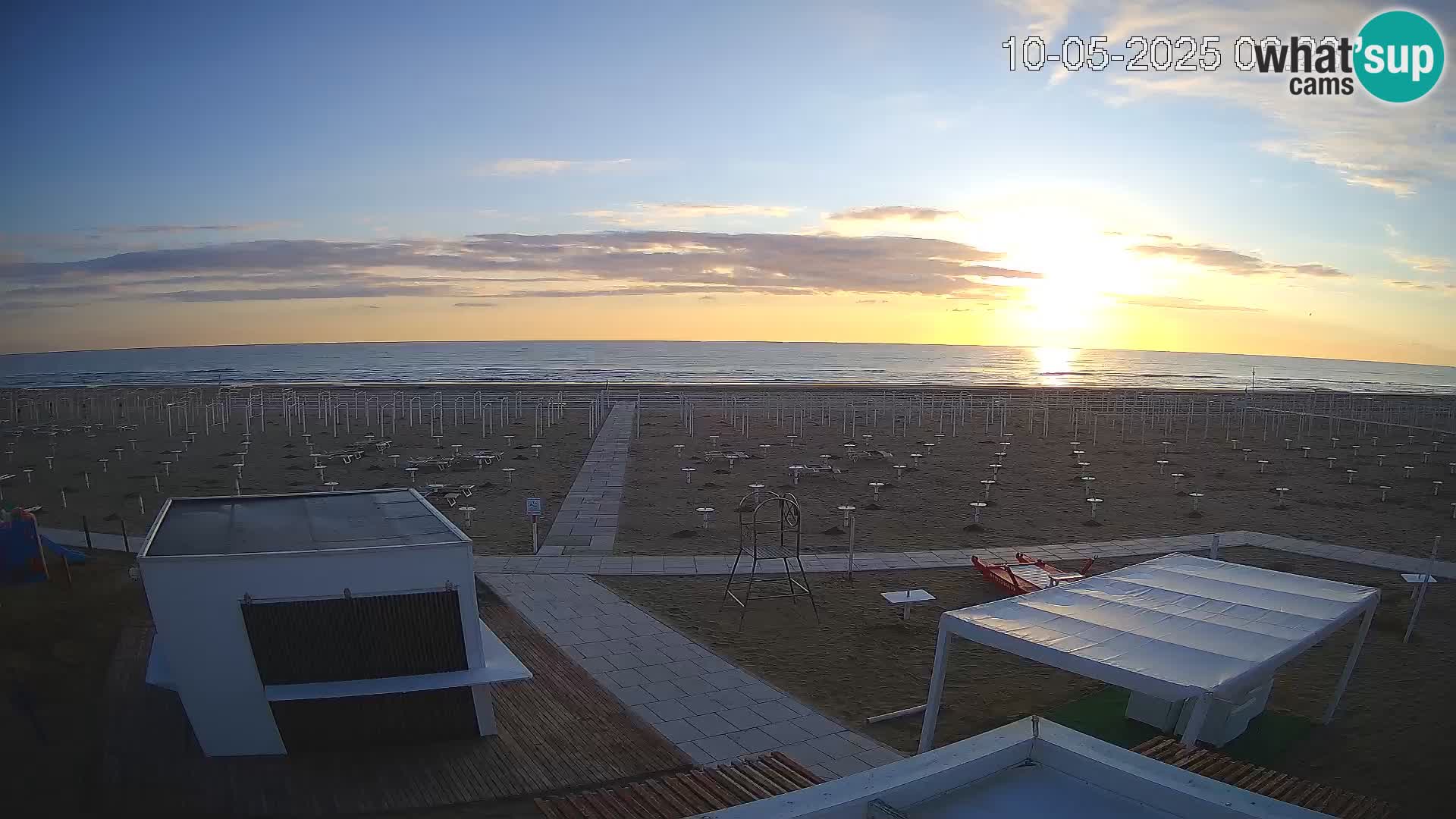 Live webcam Riccione beach – Bagni Oreste spiaggia 115