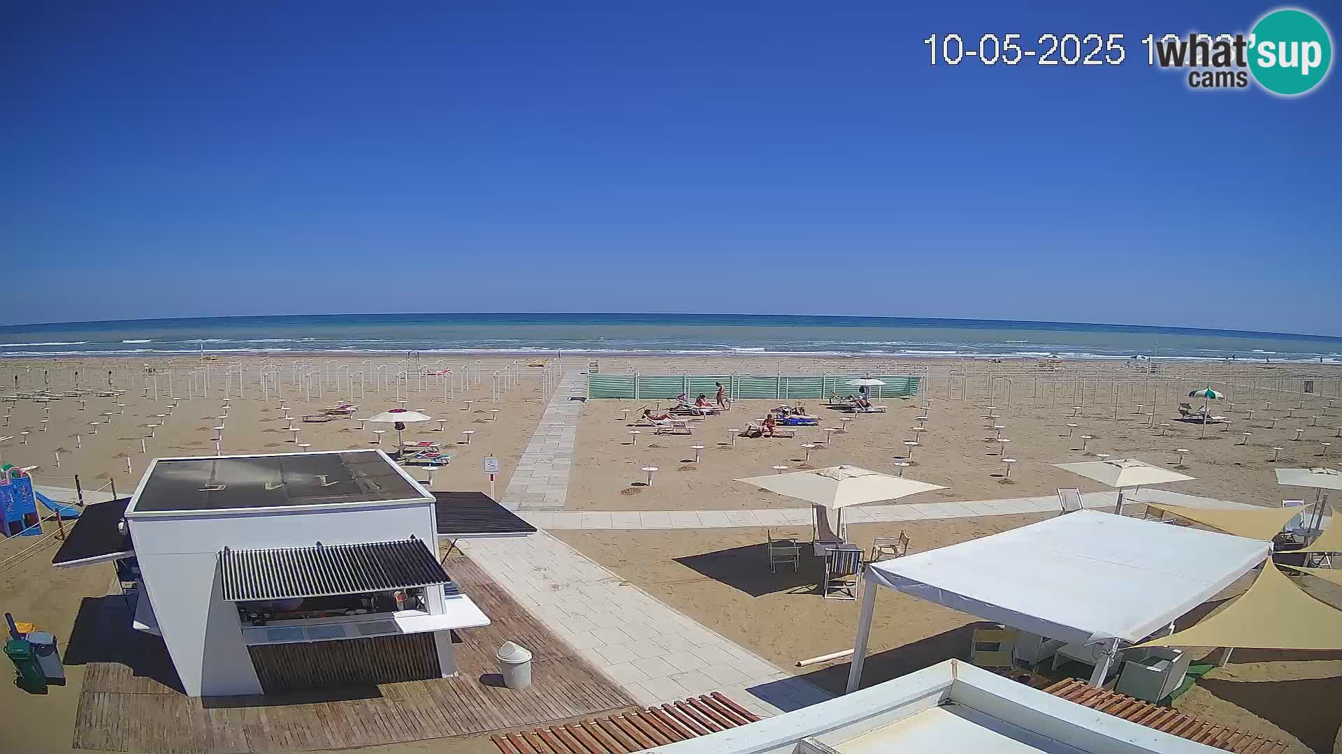 Camera en vivo playa Riccione – Bagni Oreste spiaggia 115 – Italia