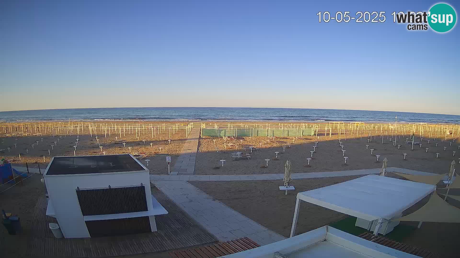 Live webcam Riccione beach – Bagni Oreste spiaggia 115