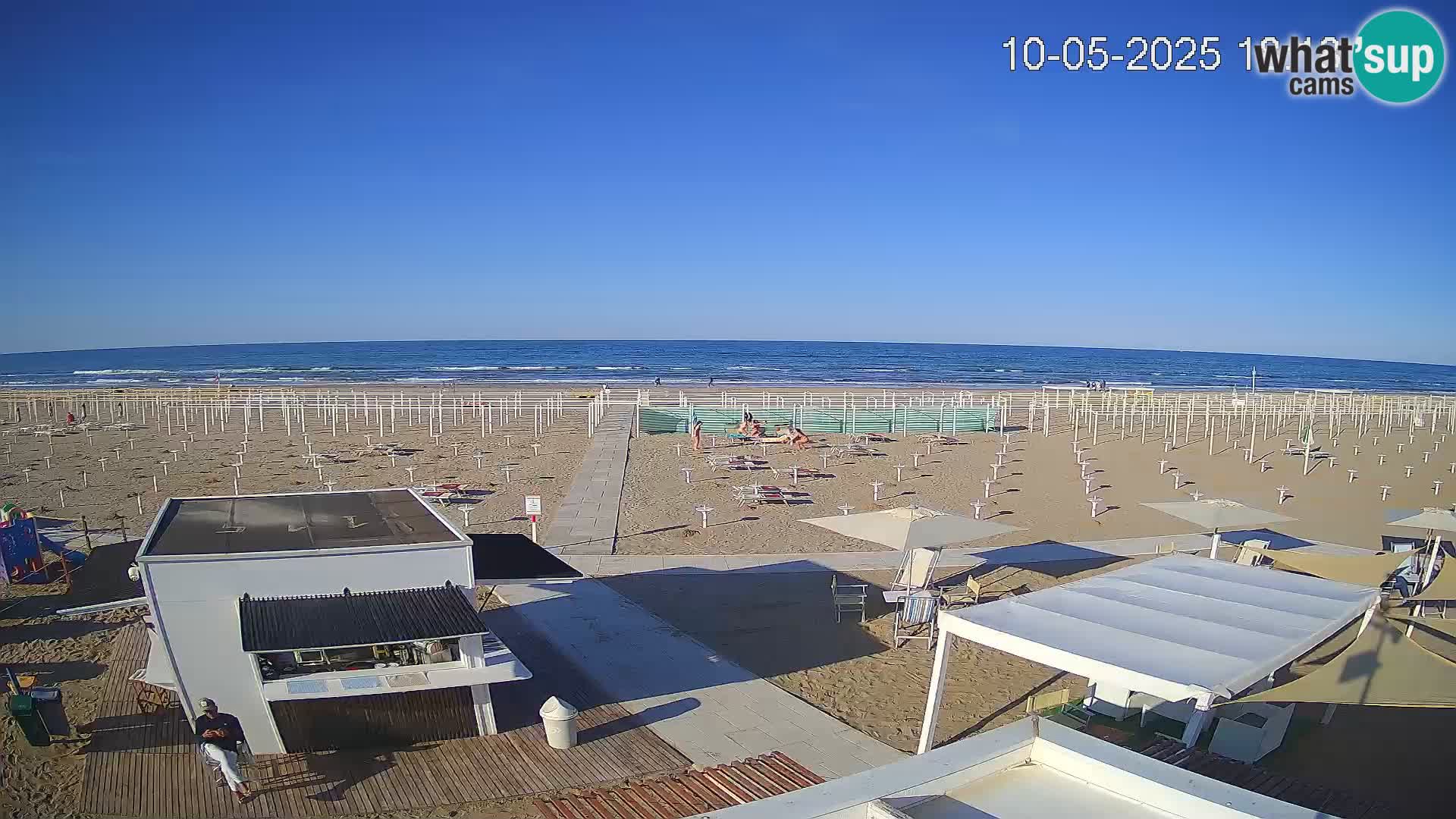 Live webcam Riccione – Bagni Oreste spiaggia 115
