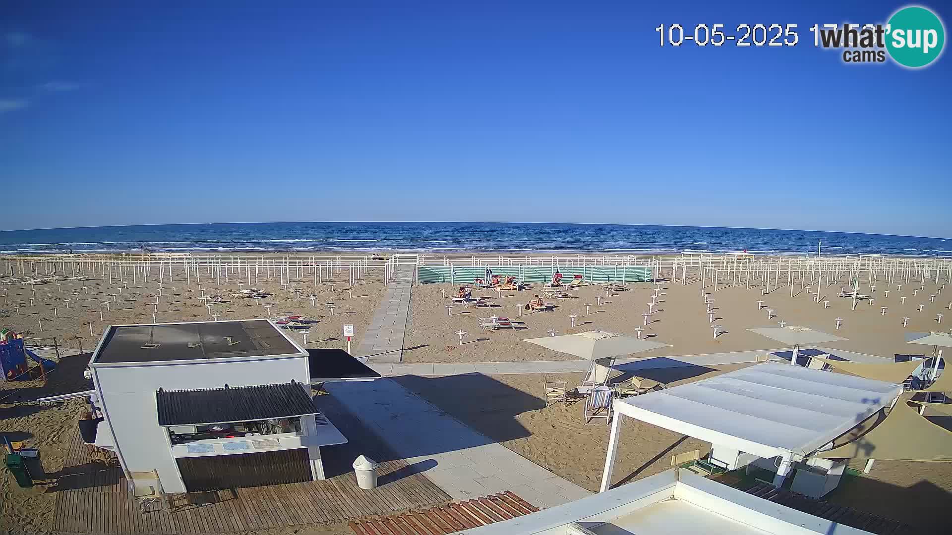 Live webcam Riccione beach – Bagni Oreste spiaggia 115