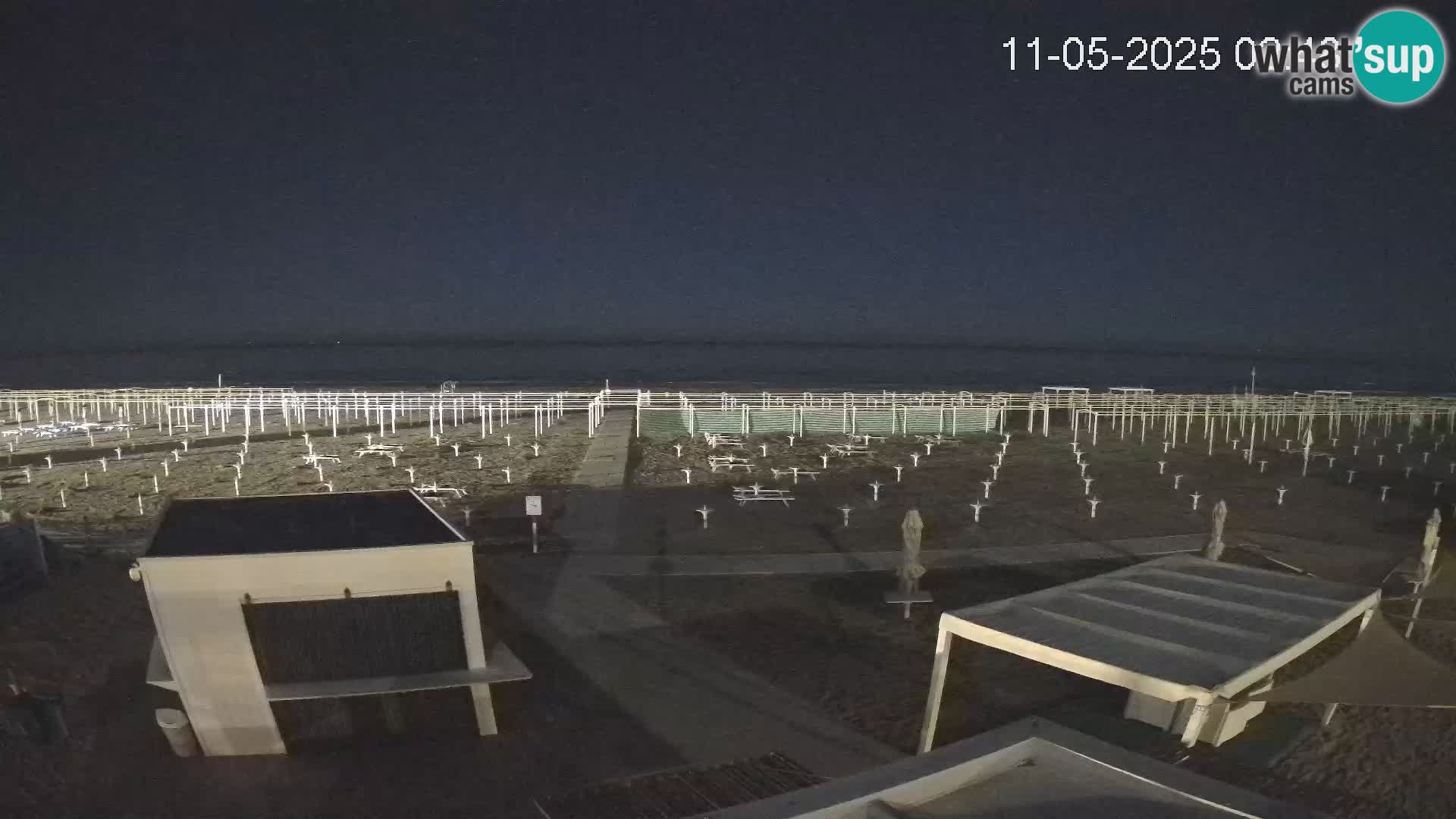 Webcam Riccione plage – Bagni Oreste spiaggia 115 – Italie