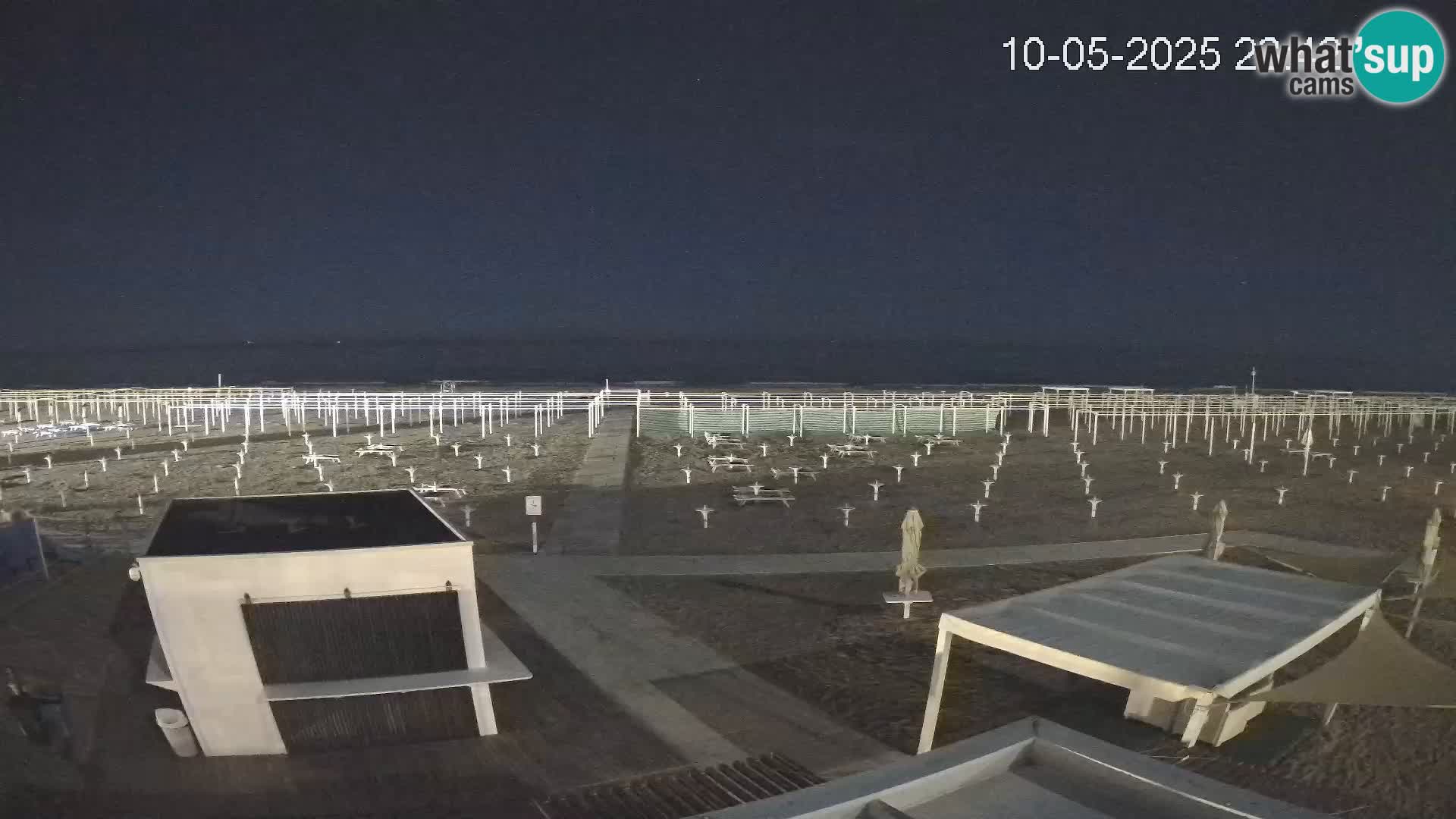 Spletna kamera plaža Riccione – Bagni Oreste spiaggia 115 – Italija
