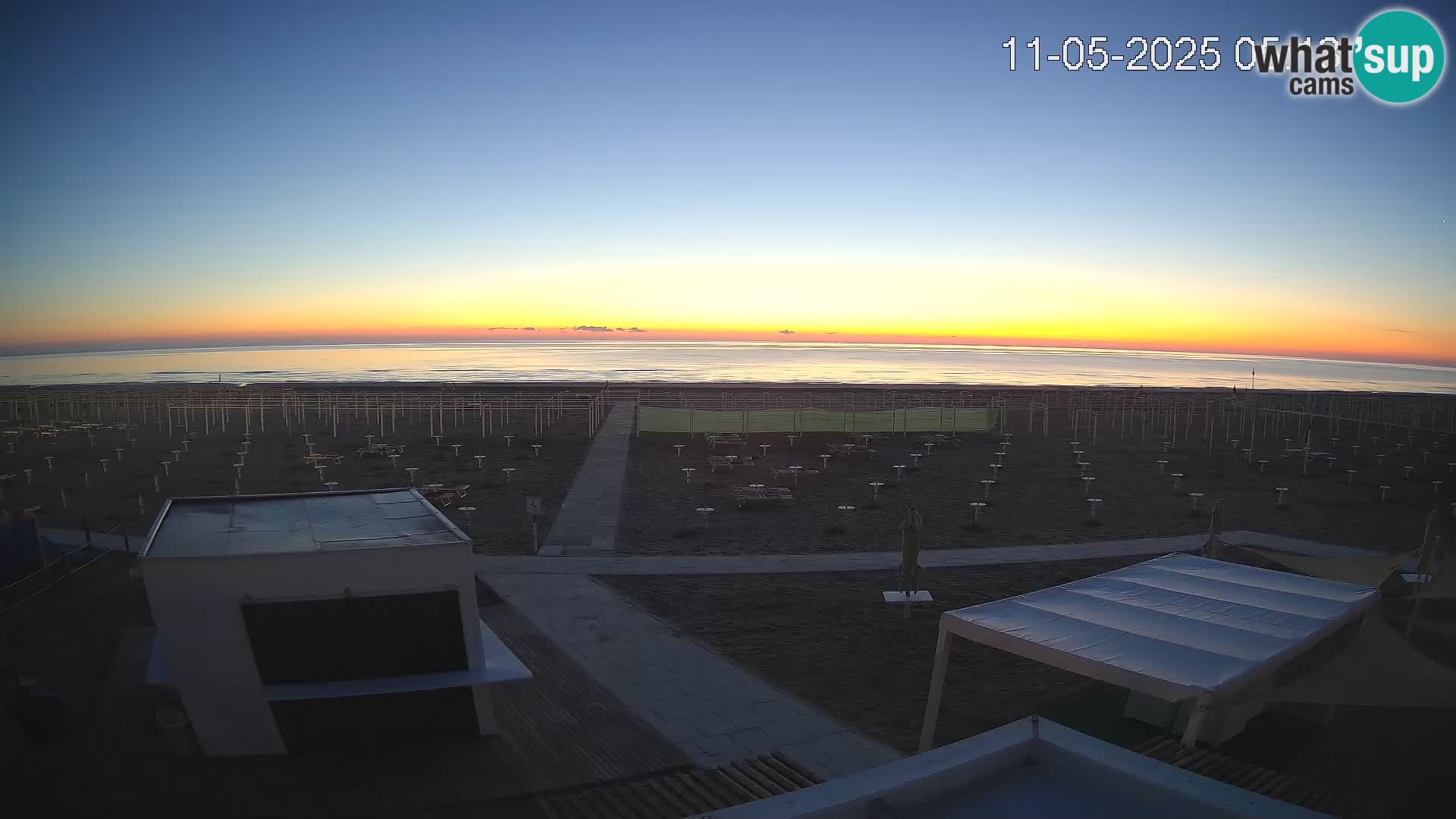 Live webcam Riccione beach – Bagni Oreste spiaggia 115