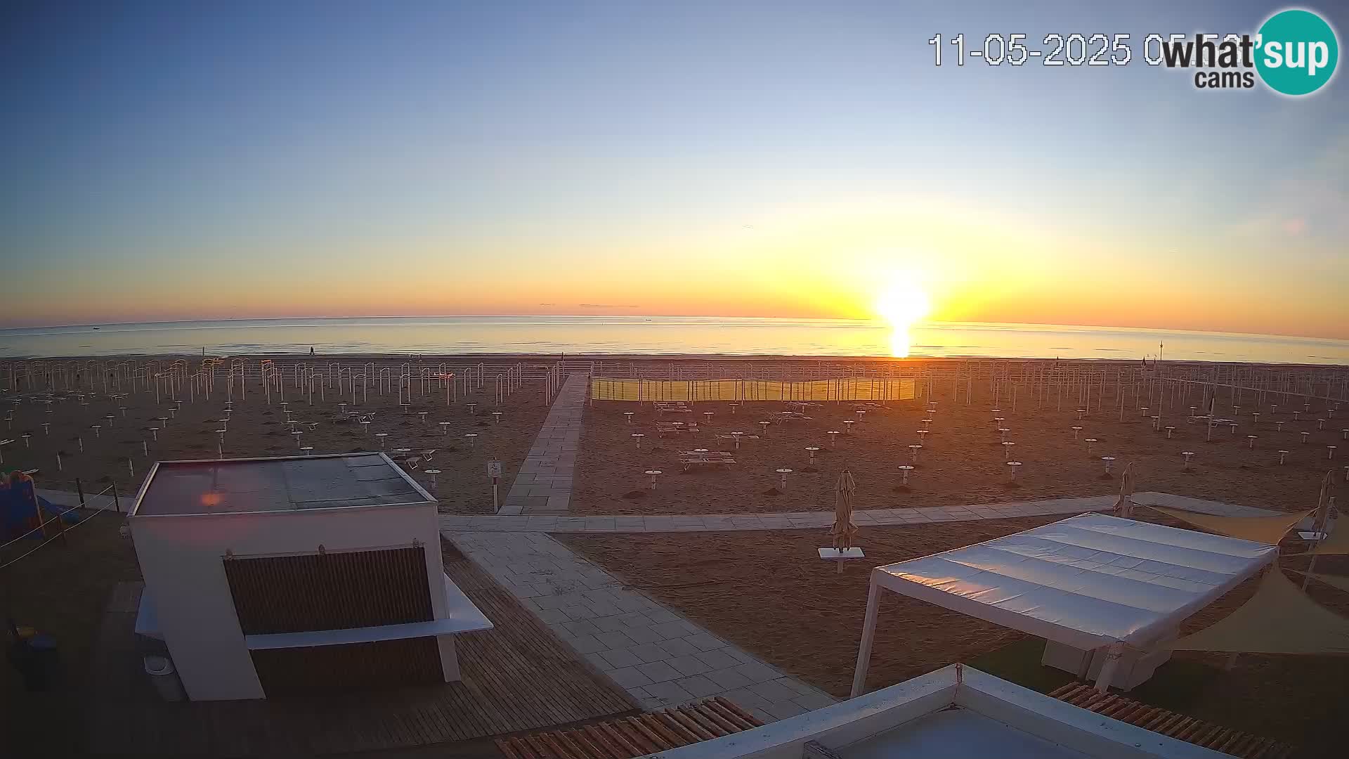 Camera en vivo playa Riccione – Bagni Oreste spiaggia 115 – Italia