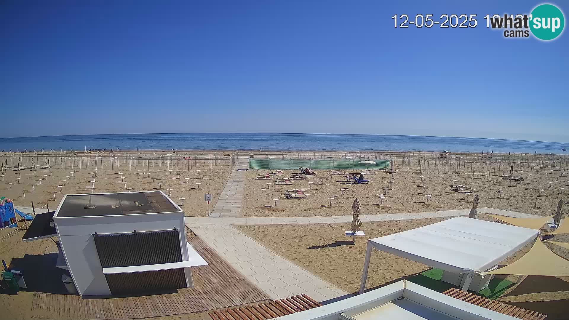 Live webcam Riccione beach – Bagni Oreste spiaggia 115