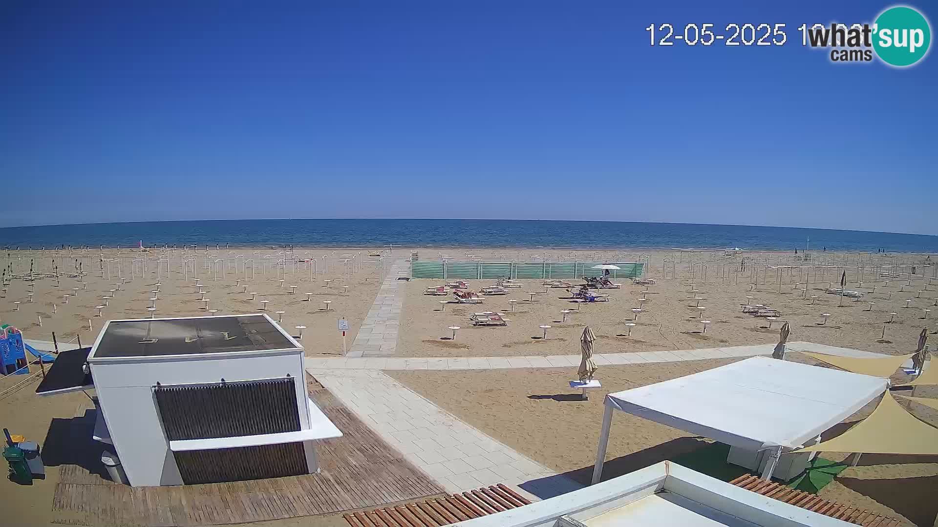 Camera en vivo playa Riccione – Bagni Oreste spiaggia 115 – Italia