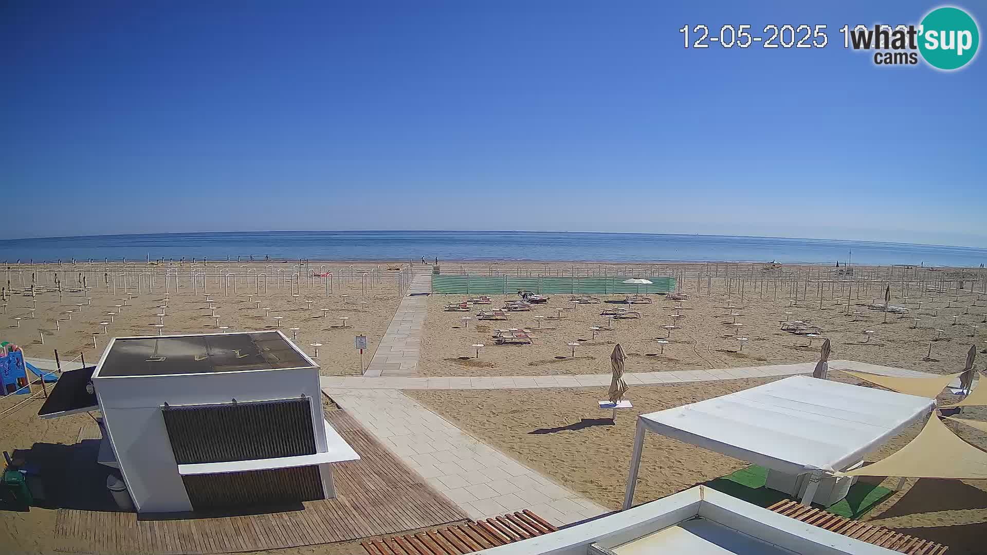 Live webcam Riccione – Bagni Oreste spiaggia 115