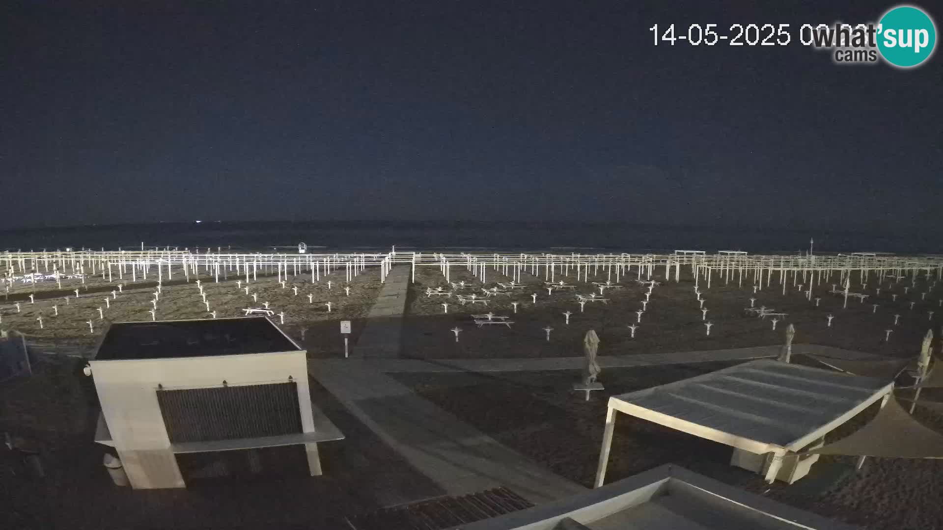 Web kamera plaža Riccione – Bagni Oreste spiaggia 115 – Italija