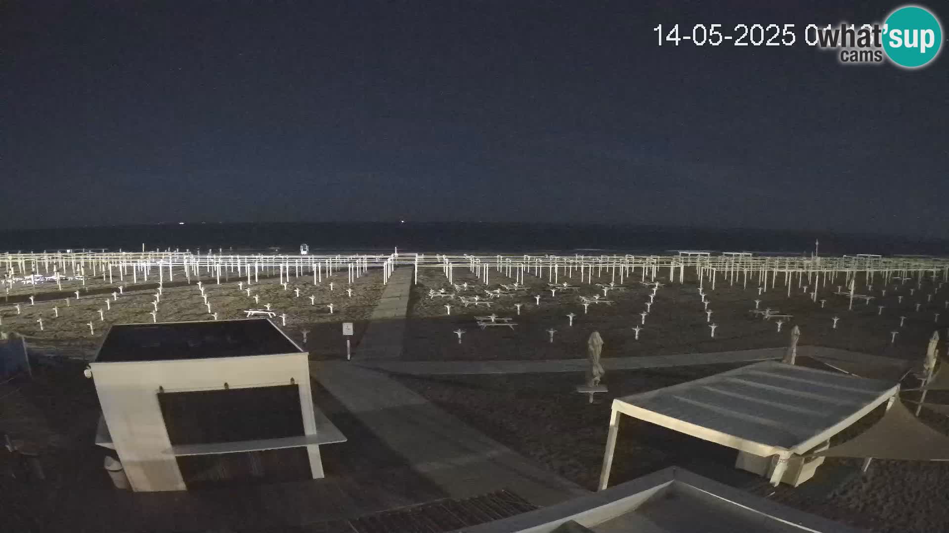 Live webcam Riccione beach – Bagni Oreste spiaggia 115