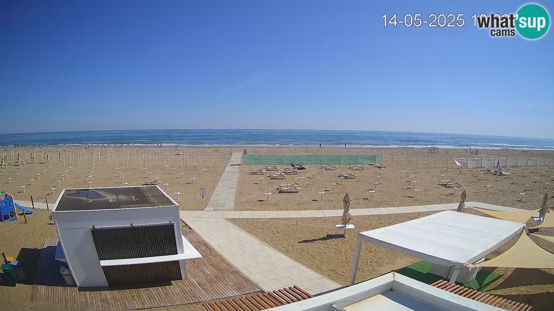 Live webcam Riccione – Bagni Oreste spiaggia 115