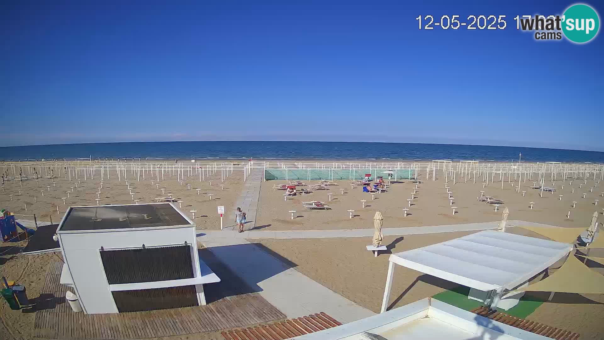Live webcam Riccione beach – Bagni Oreste spiaggia 115