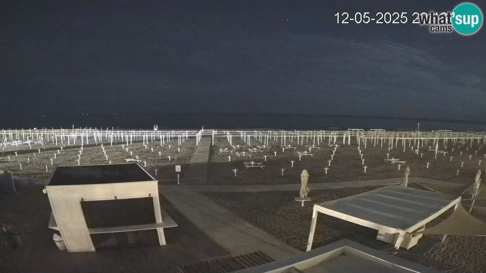 Webcam Riccione plage – Bagni Oreste spiaggia 115 – Italie