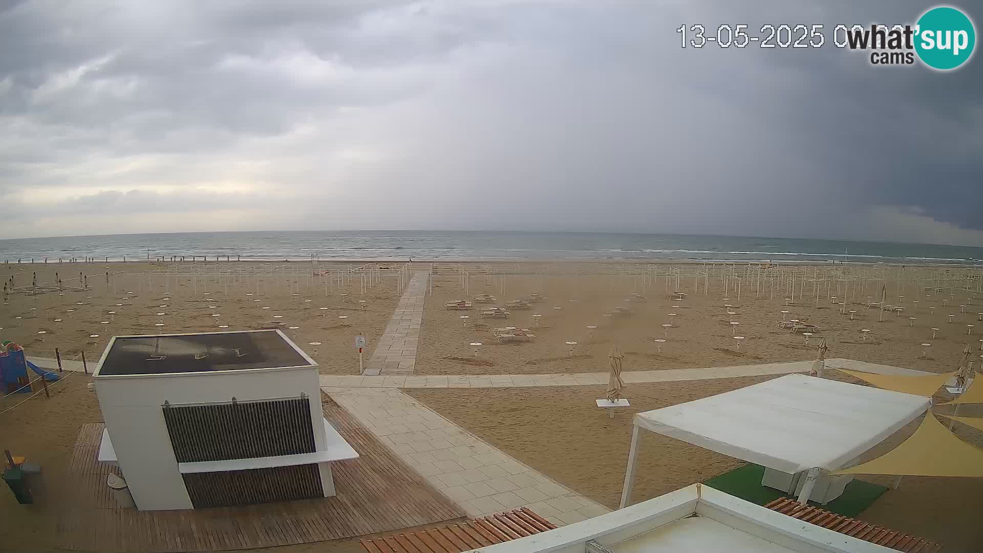 Live webcam Riccione beach – Bagni Oreste spiaggia 115