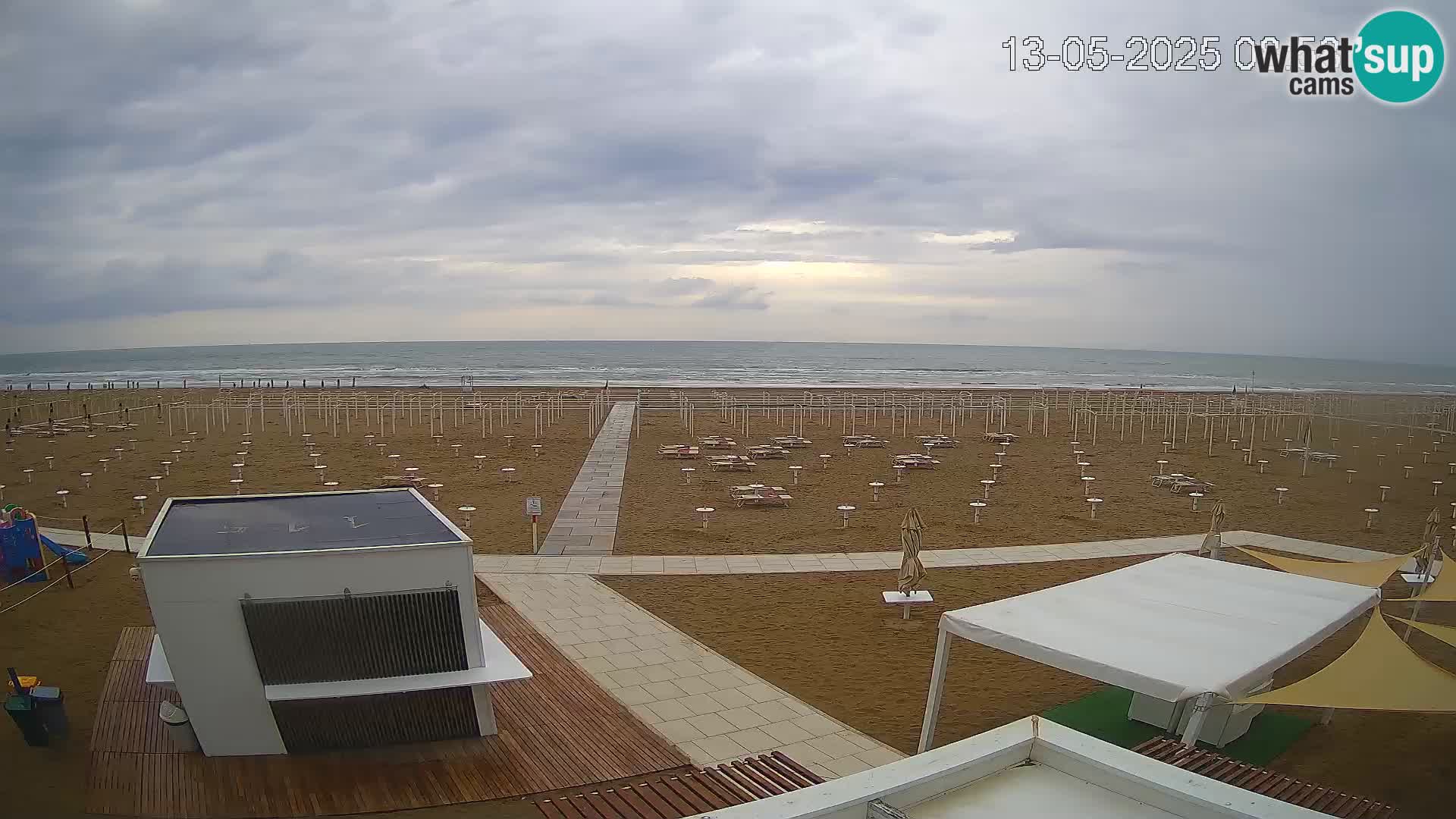 Live webcam Riccione beach – Bagni Oreste spiaggia 115
