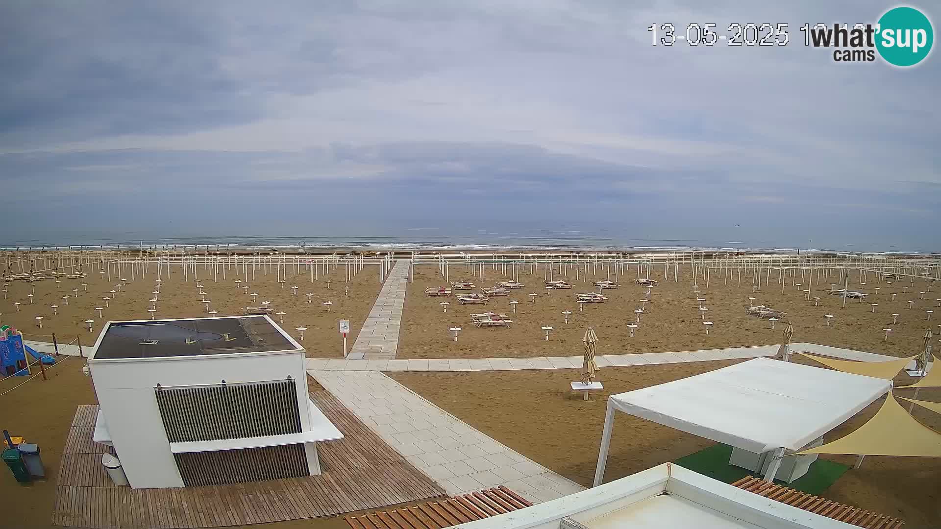 Web kamera plaža Riccione – Bagni Oreste spiaggia 115 – Italija