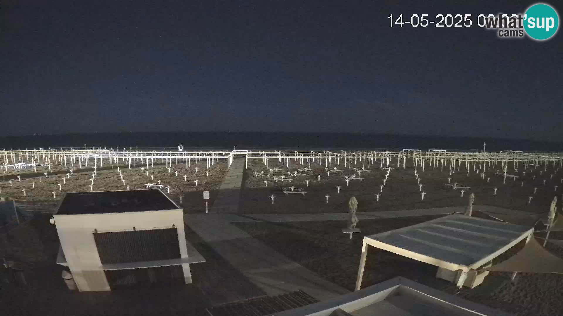 Spletna kamera plaža Riccione – Bagni Oreste spiaggia 115 – Italija