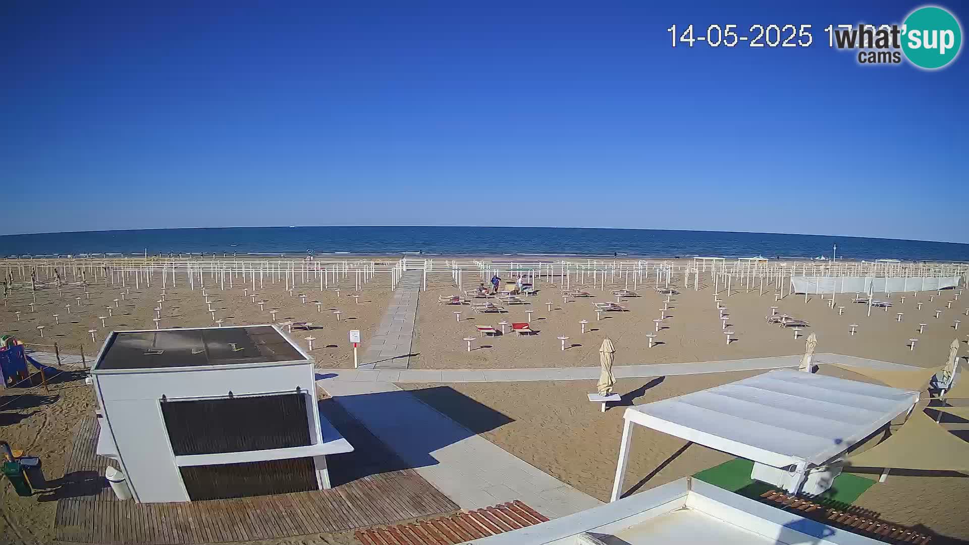 Live webcam Riccione beach – Bagni Oreste spiaggia 115