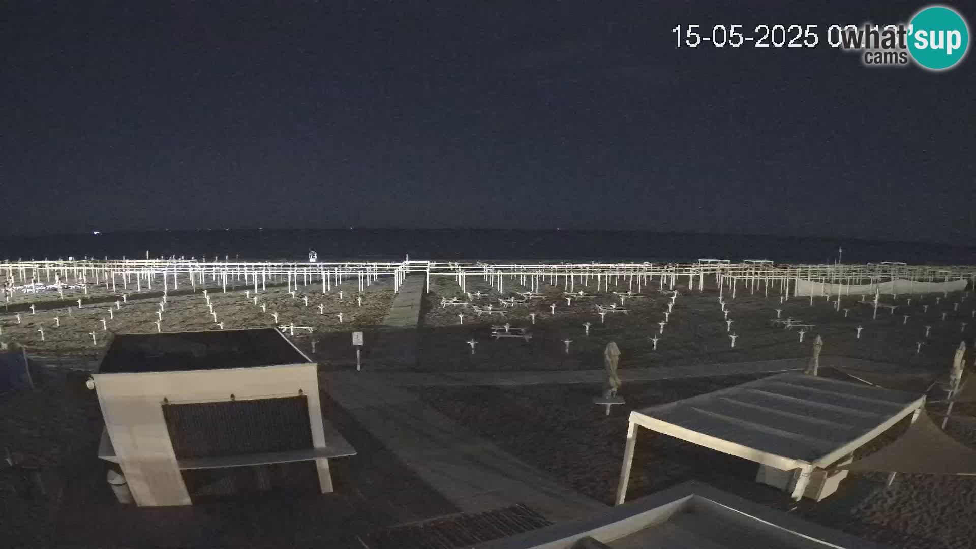 Webcam Riccione plage – Bagni Oreste spiaggia 115 – Italie