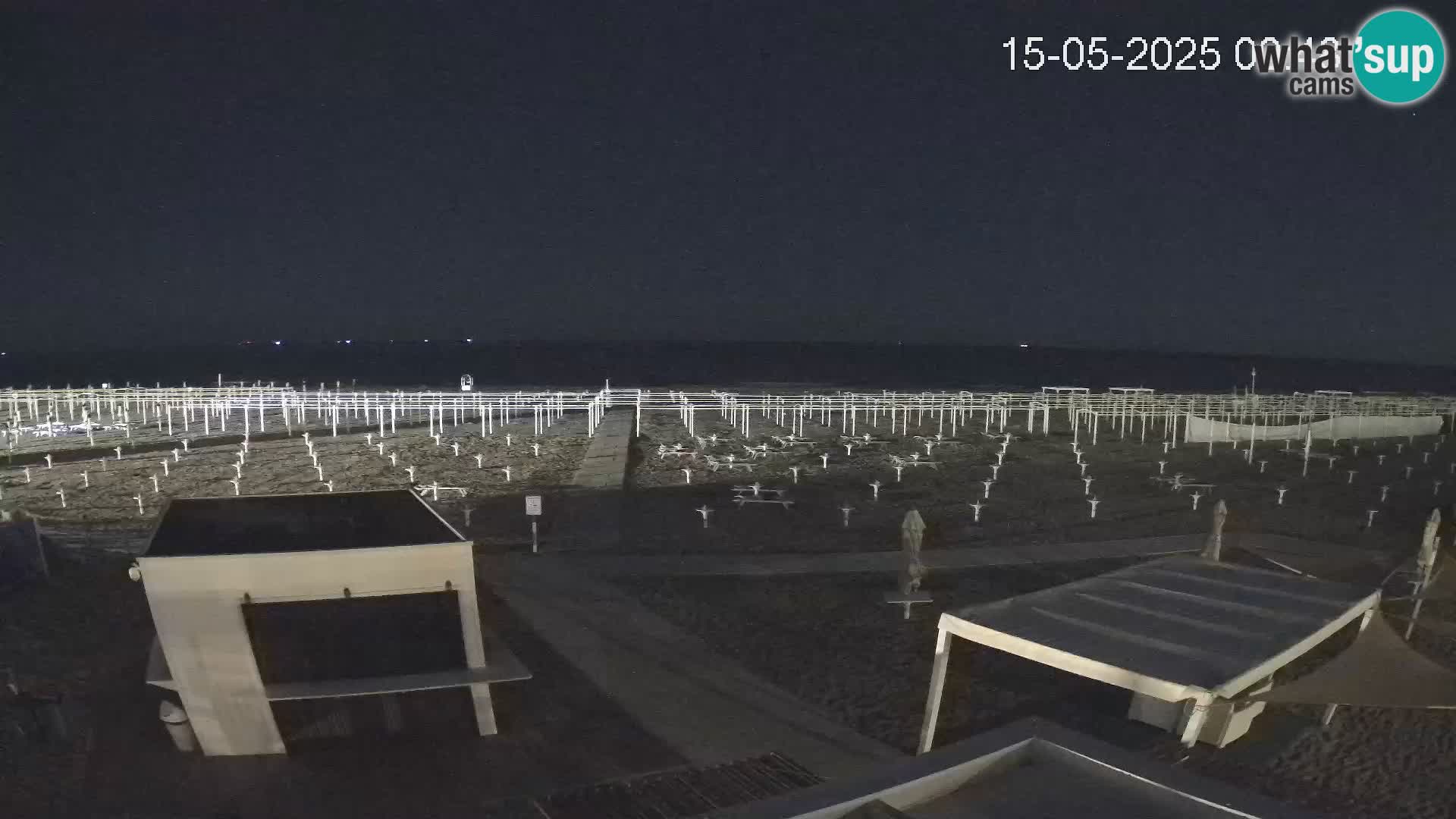 Webcam Riccione plage – Bagni Oreste spiaggia 115 – Italie